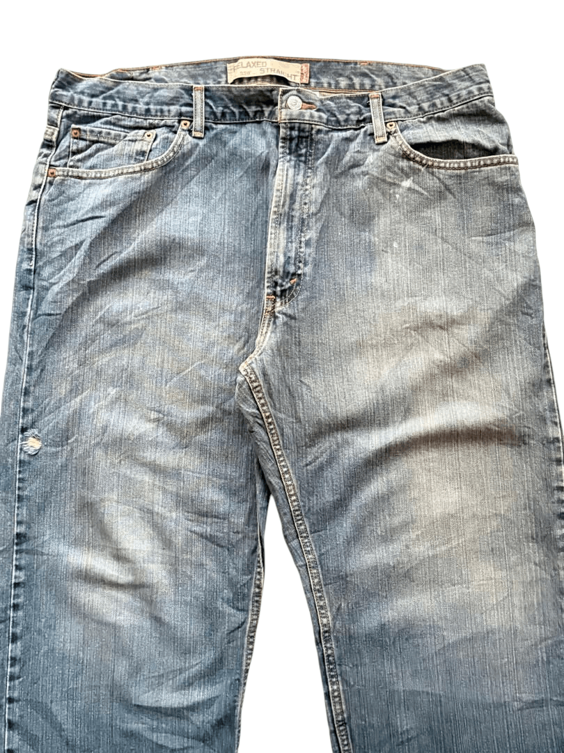 Levi's Vintage Levi's 559 Blue Faded Washed Relaxed Straight Jeans Size US 40 / EU 56 - 2 Thumbnail