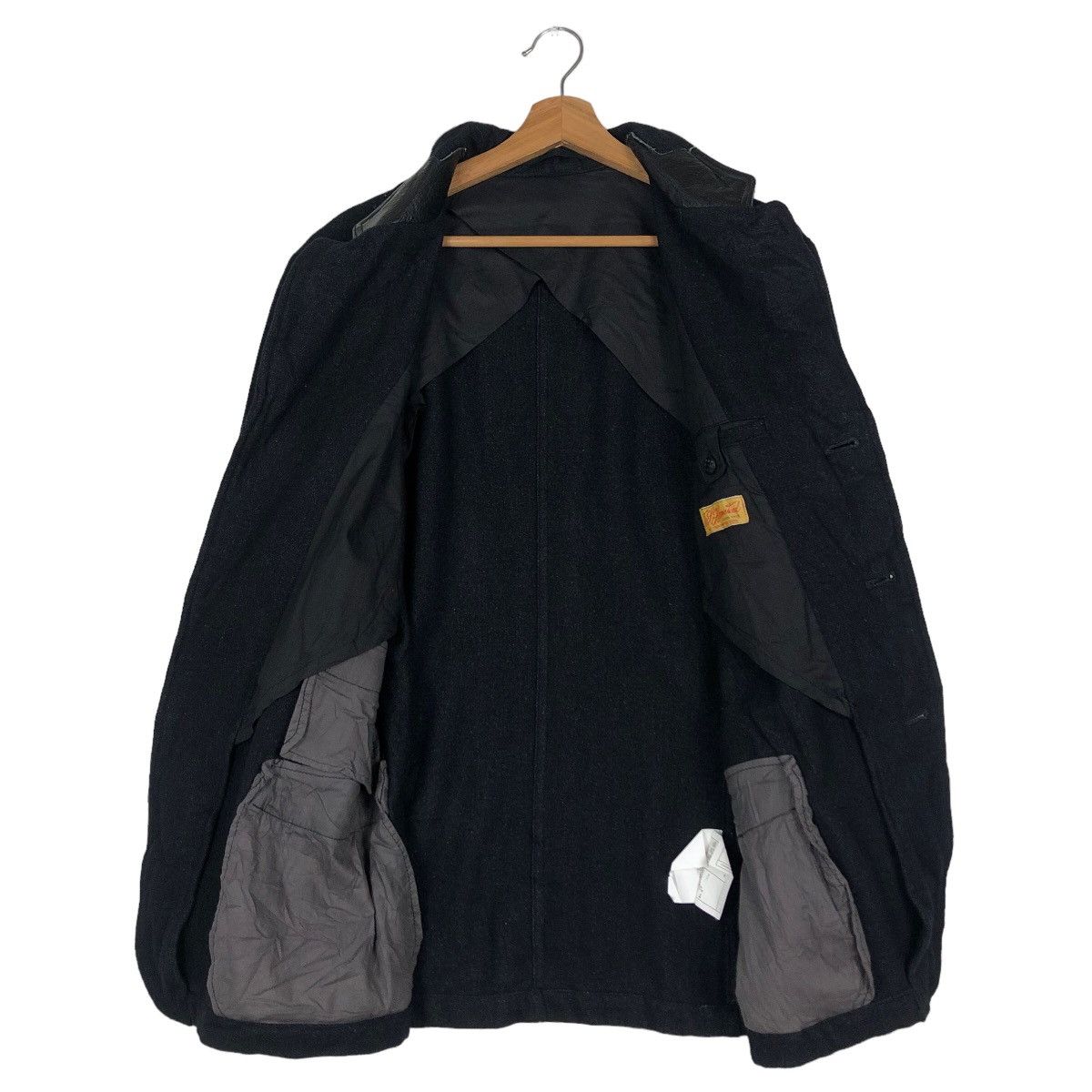 Issey Miyake 🔥Vintage Journal Standard Homestead Chore Jacket Leather Size US L / EU 52-54 / 3 - 13 Thumbnail