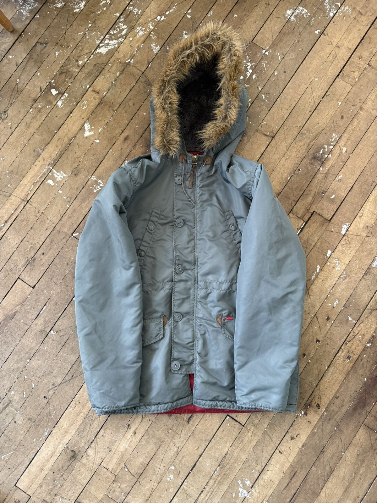 Supreme Supreme FW10 N-3B Parka Gunmetal Grey XL Size US XL / EU 56 / 4 - 1 Thumbnail