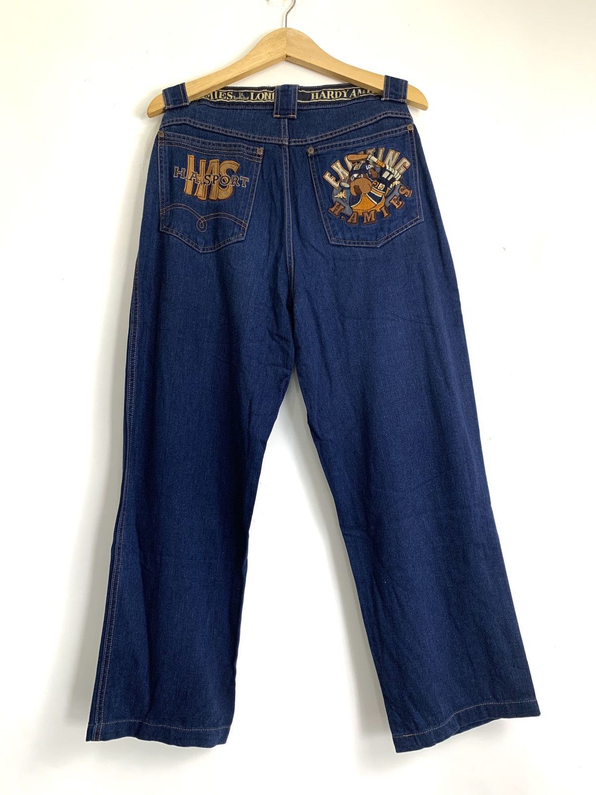 Hardy Amies HARDY AMIES JEANS PANT EMBROIDERY POCKET Size US 30 / EU 46 - 2 Thumbnail