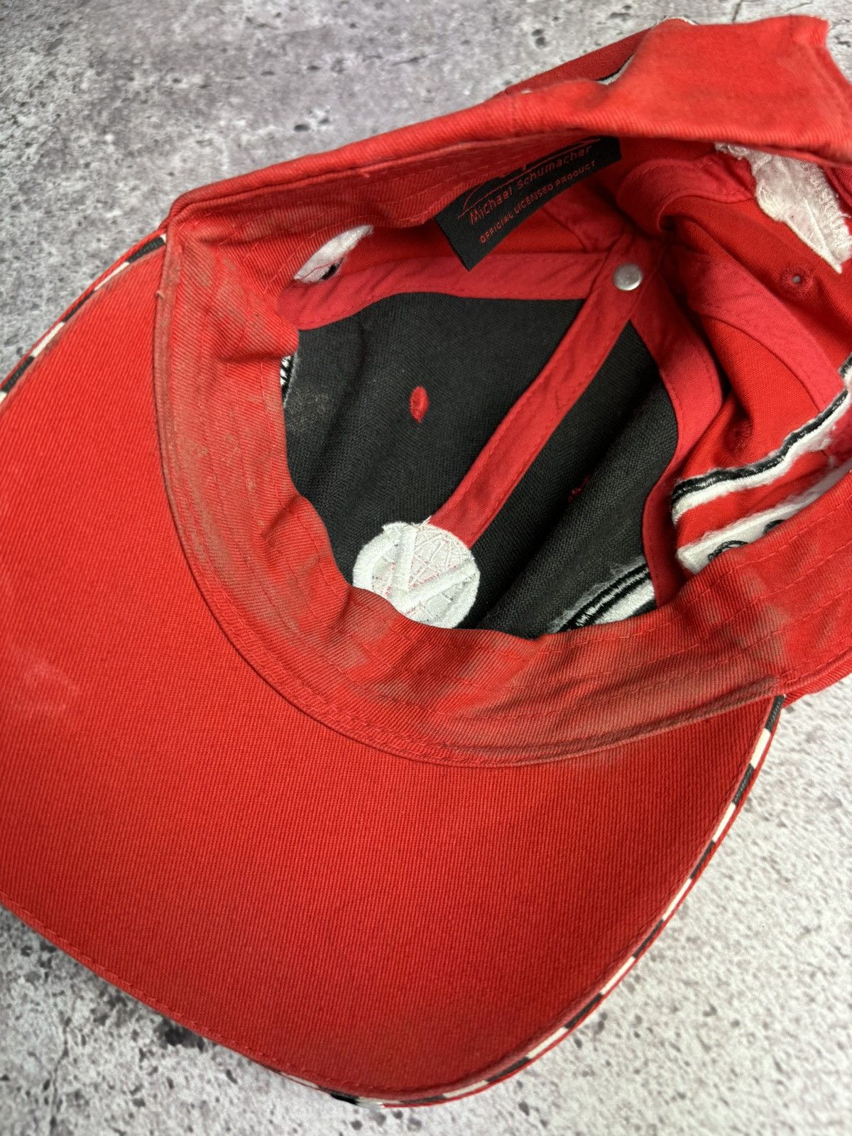 Ferrari × Vintage Michael Schumacher Racing F1 Cap Hat Vintage Size ONE SIZE - 9 Thumbnail