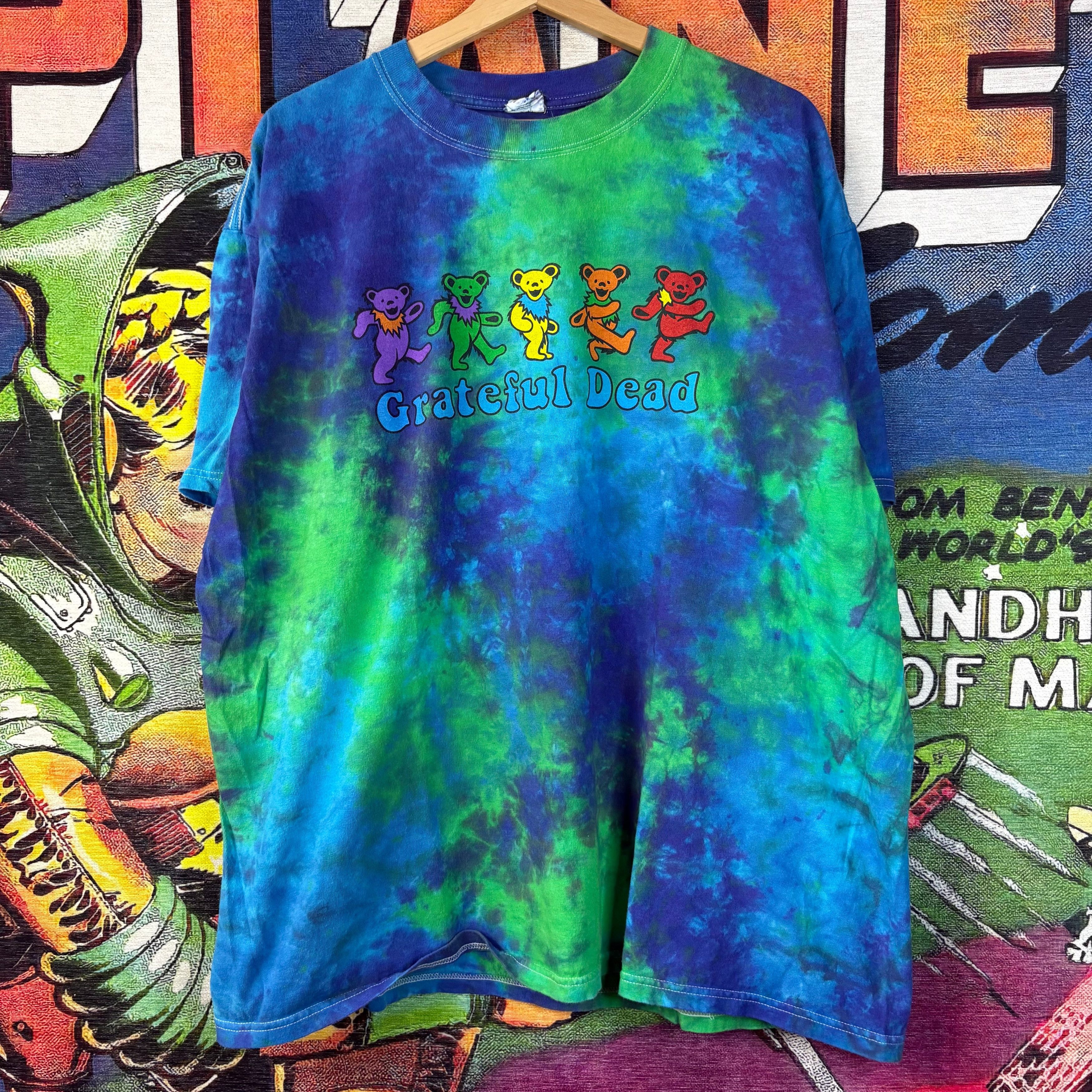 Grateful Dead Grateful Dead Dancing Bears Tie-Dye Tee Size 2XL Size US XXL / EU 58 / 5 - 1 Thumbnail
