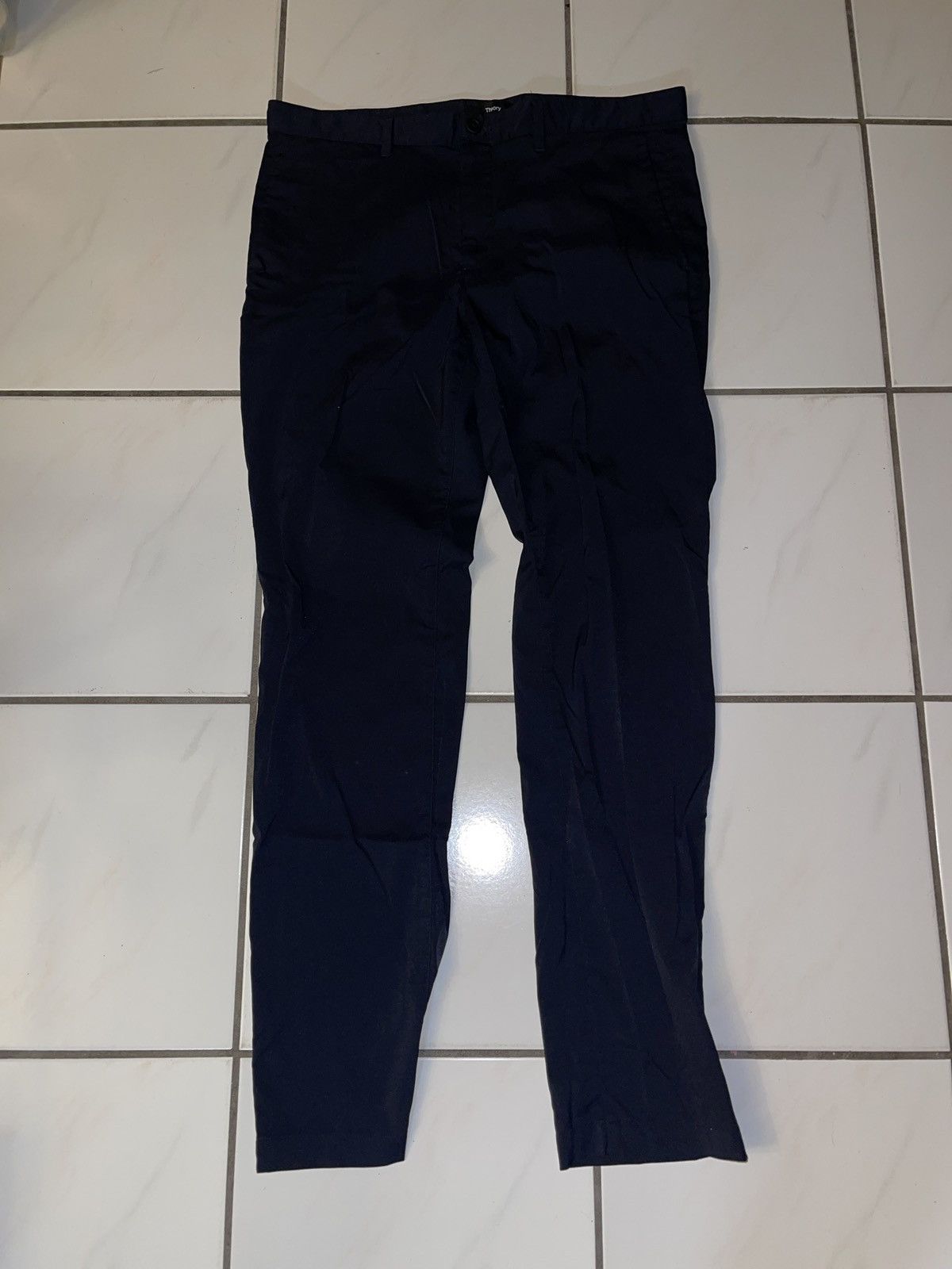 Theory Theory Pants Mens 34 X 32 Zaine SW Ascend Tech Chino Blue Size US 34 / EU 50 - 2 Thumbnail