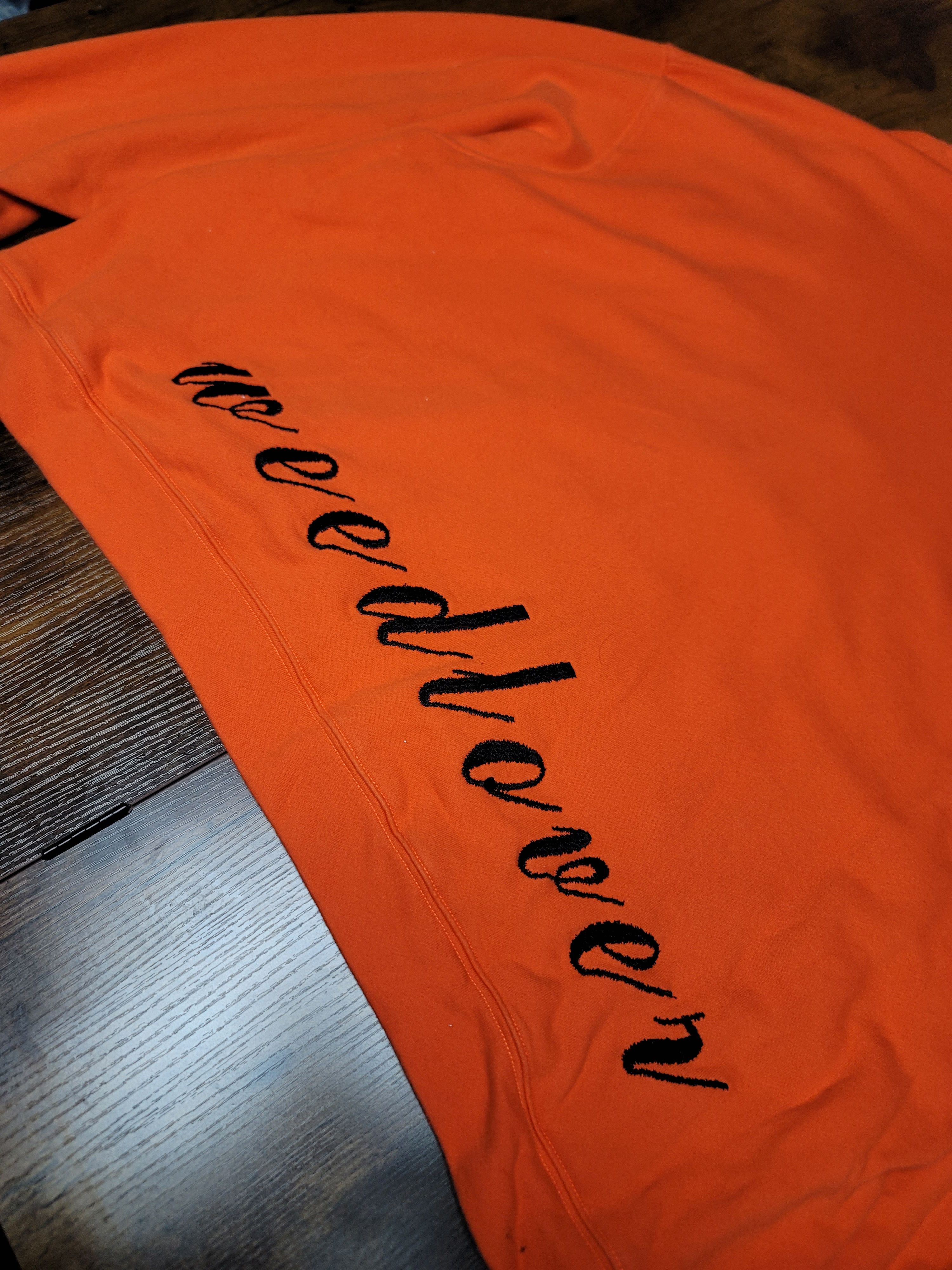 Designer Orange Weedlover Hoodie - Size L Size US L / EU 52-54 / 3 - 7 Thumbnail
