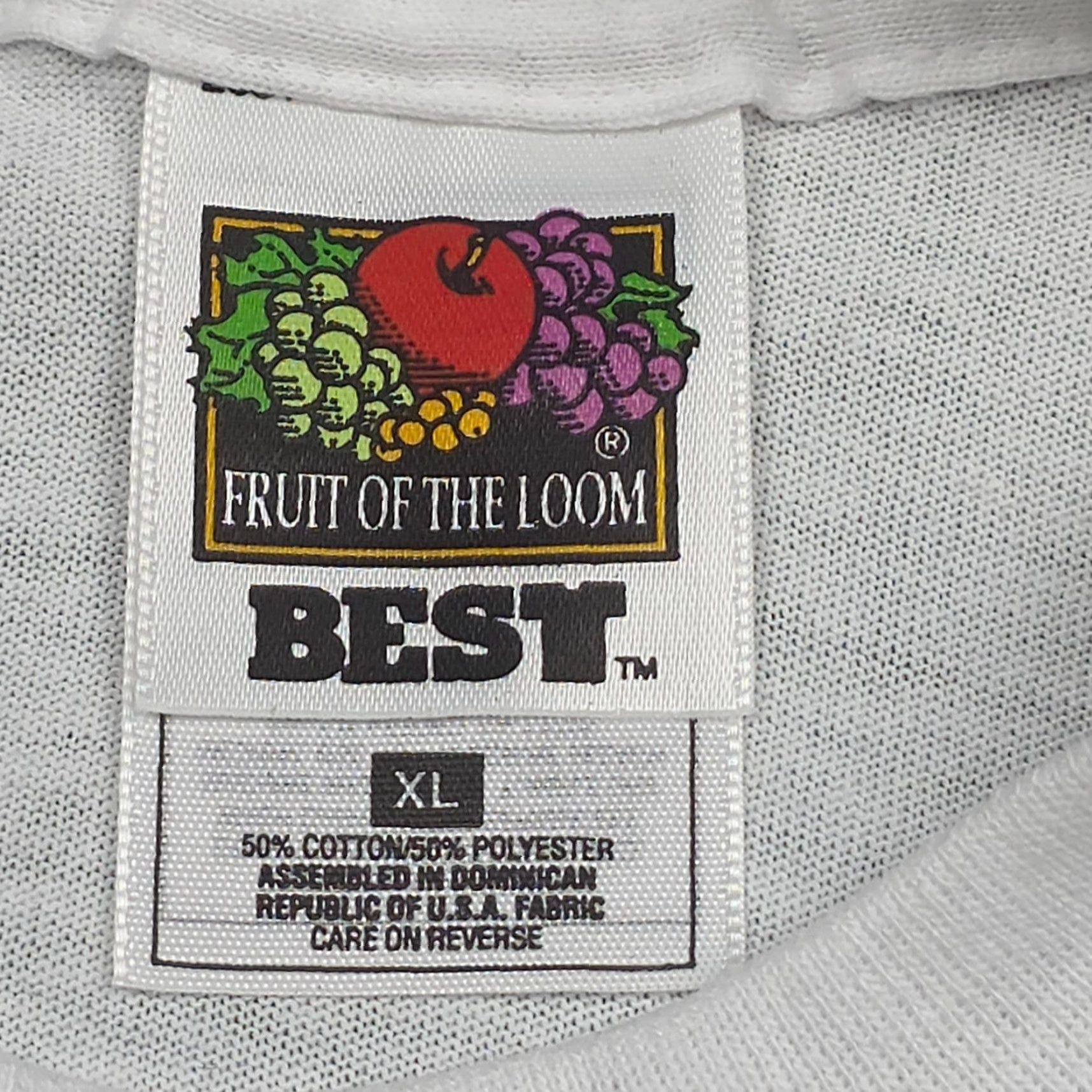 Fruit Of The Loom VINTAGE The Battle Of Gettysburg T-Shirt Men's XL White Single Stitch Graphic Tee Size US XL / EU 56 / 4 - 6 Thumbnail