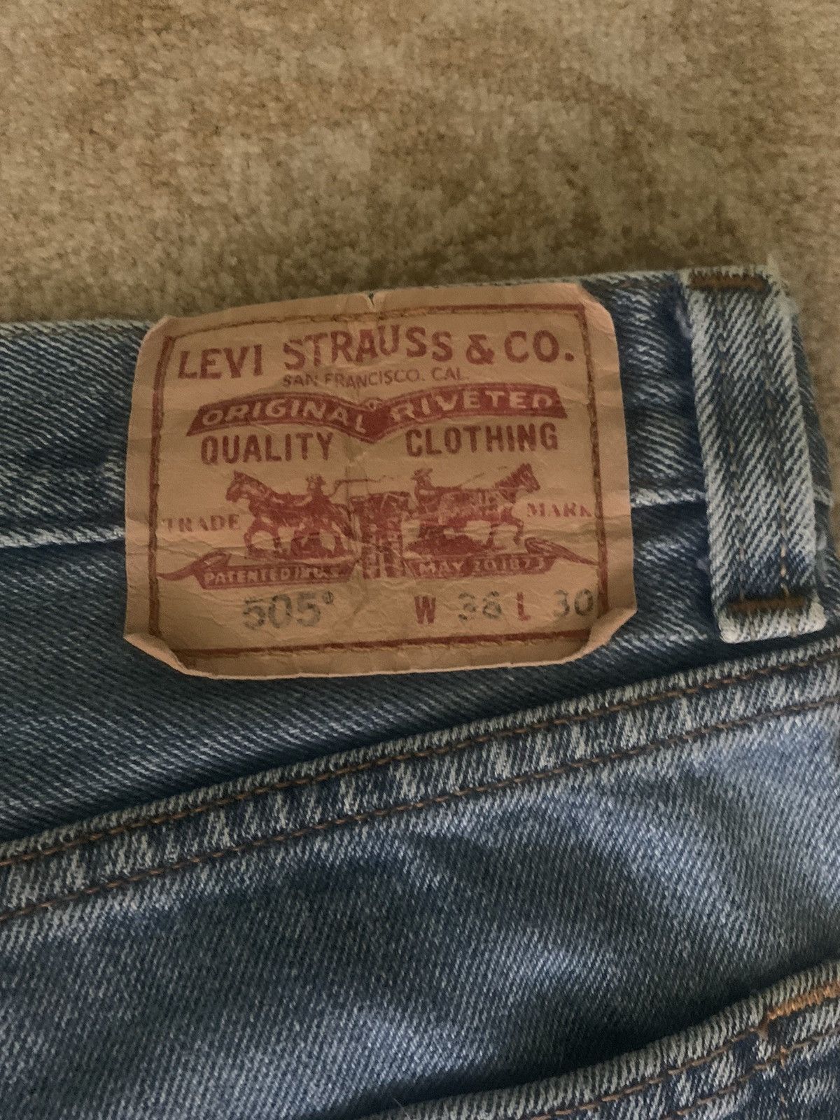 Levi's Vintage Clothing Levi 569 medium wash Size US 32 / EU 48 - 3 Thumbnail