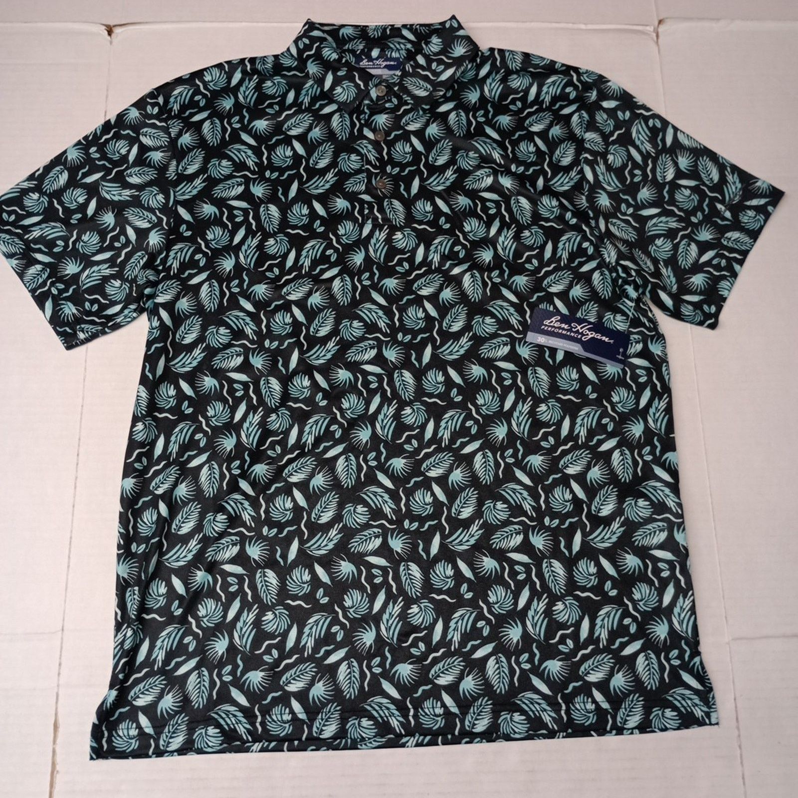 Other Ben Hogan Polo Shirt Men's Size M 38/40 Floral Print UPF 15 Size US M / EU 48-50 / 2 - 1 Thumbnail