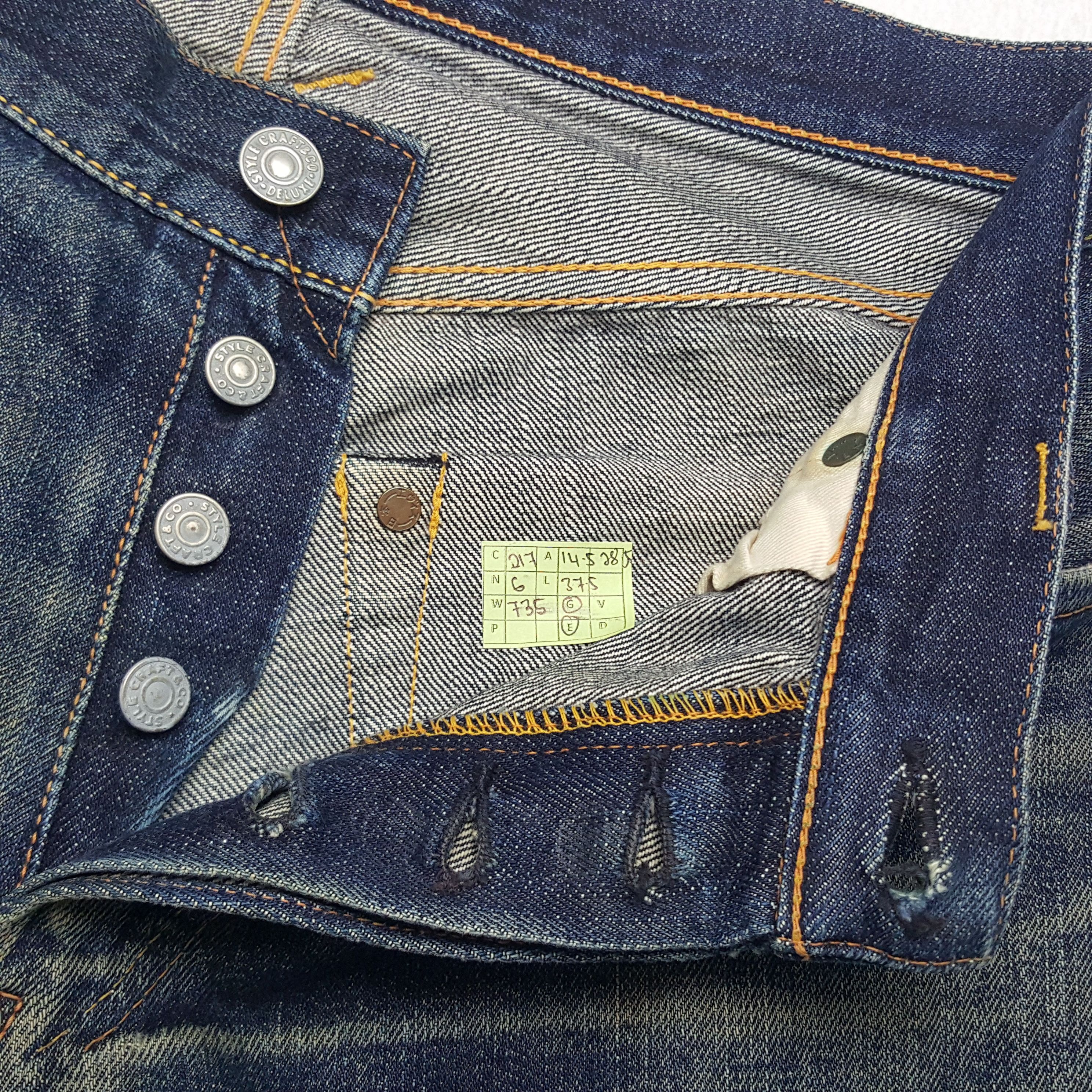 Evisu × Japanese Brand × Vintage Vintage Evisu Selvedge Japan Brand Daicock Custom Denim Jean Size US 30 / EU 46 - 7 Thumbnail