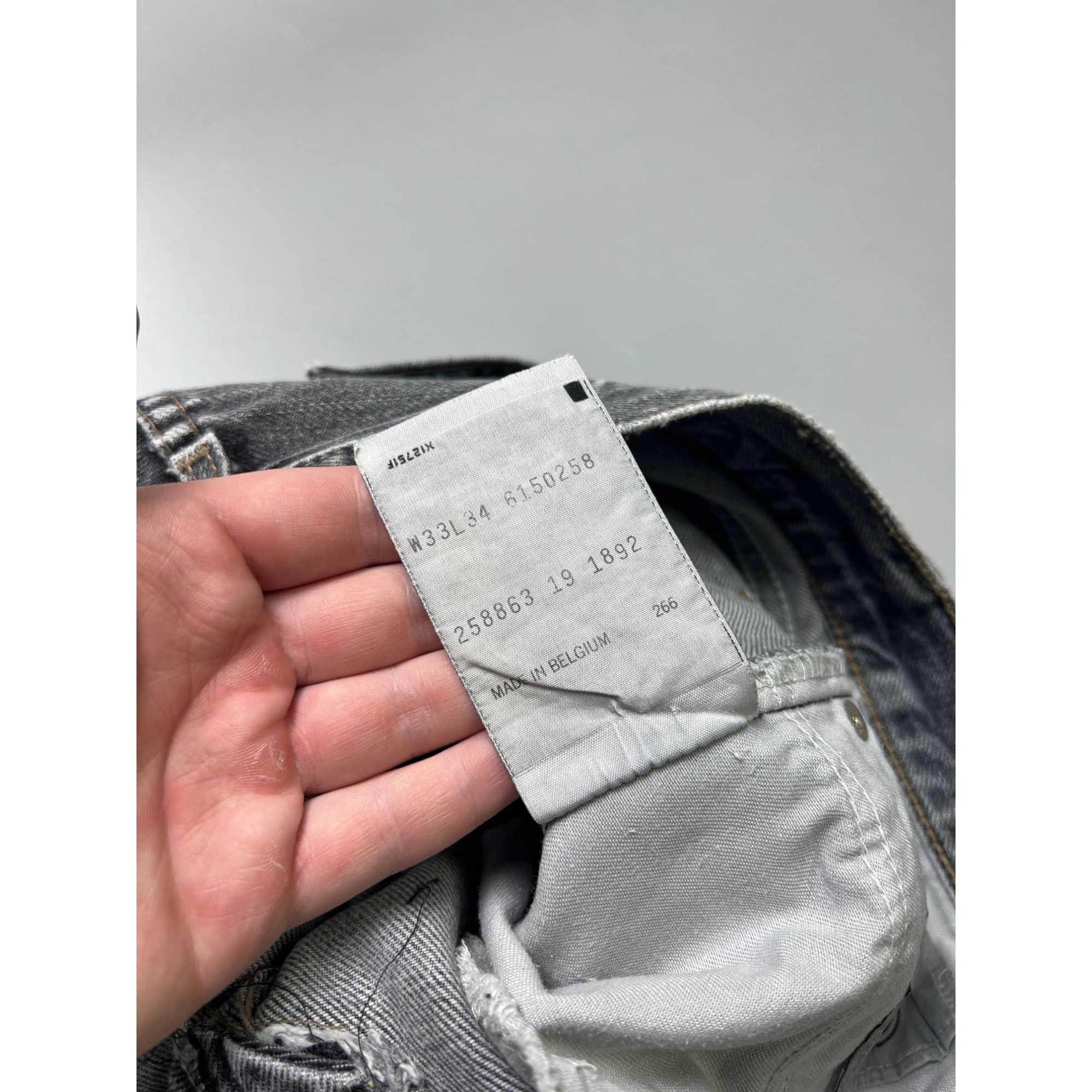 Levi's Vintage Clothing Levi’s 615 Vintage Orange Tab Gray Denim Jeans Pants (Y1058) Size US 33 - 12 Thumbnail