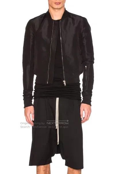 Rick Owens Rick Owens Slim cropped dark zip jacket Size US M / EU 48-50 / 2 - 8 Thumbnail
