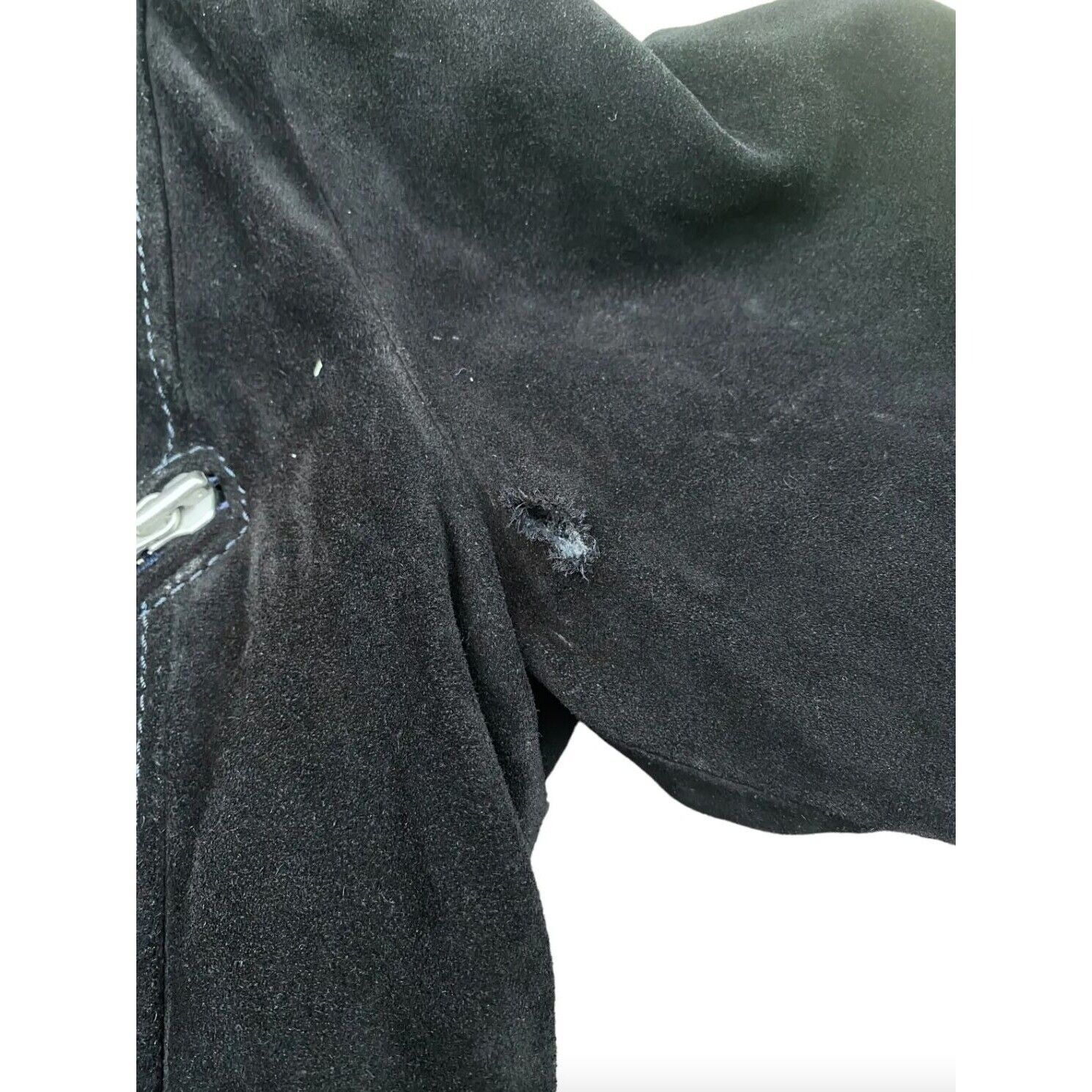 The Kooples Black Suede Biker Leather Jacket Size US M / EU 48-50 / 2 - 6 Thumbnail