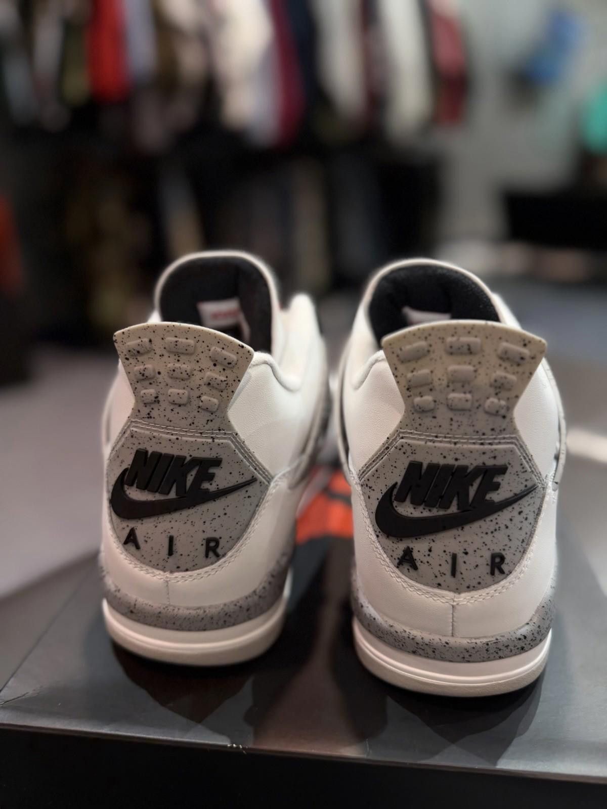 Jordan Brand Size 8 - Air Jordan 4 Retro Summit White Cement FV5029-100 Size US 8 / EU 41 - 11 Thumbnail