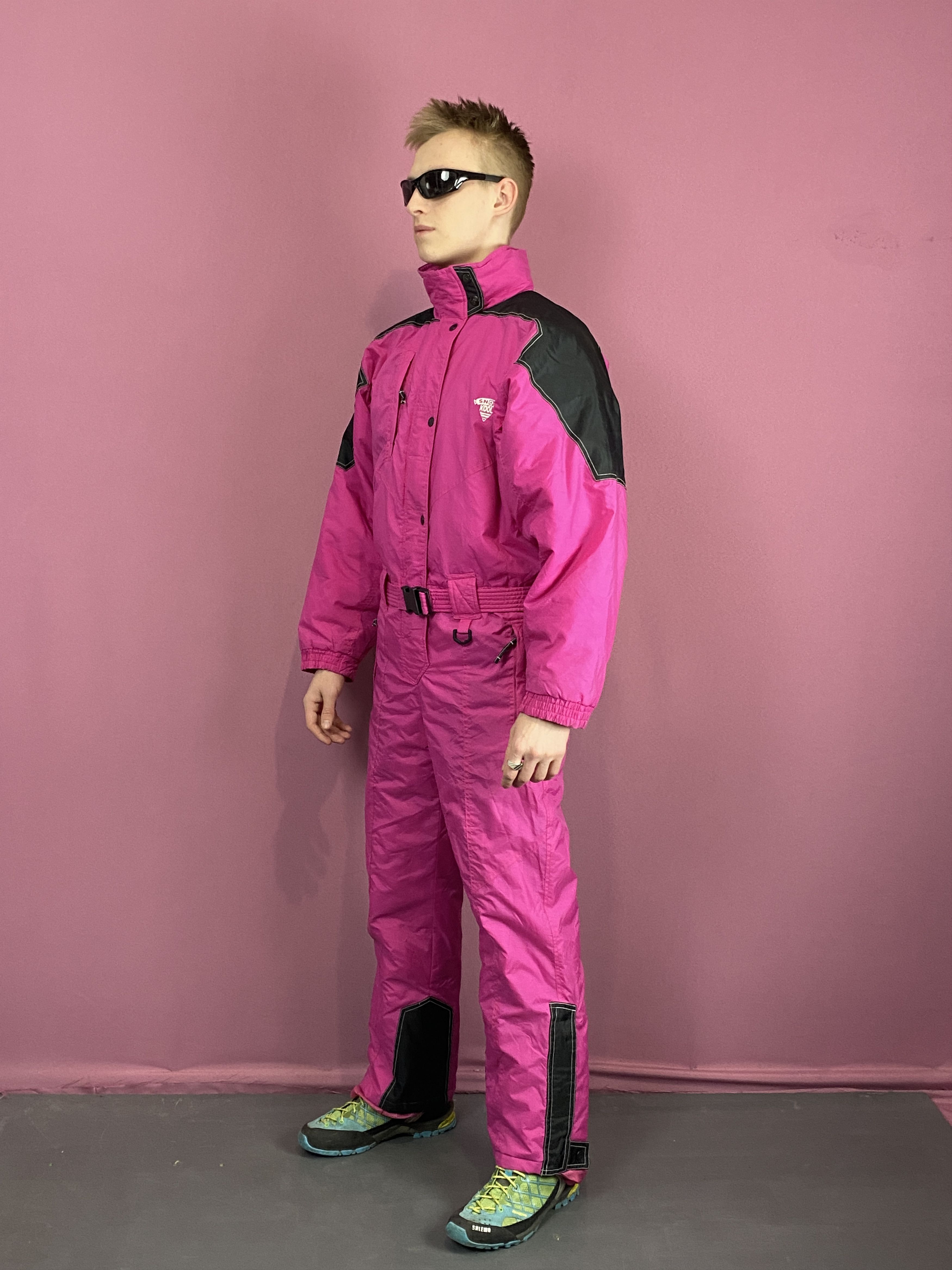 Vintage 90s Snow Kool Vintage Men's One Piece Ski Suit - M Size US M / EU 48-50 / 2 - 2 Thumbnail