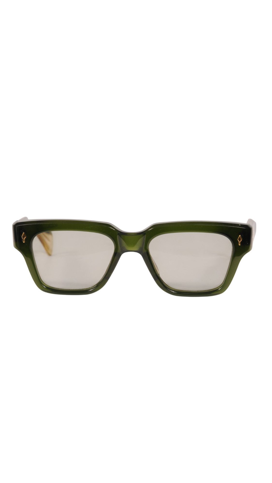 Jacques Marie Mage Fellini Sunglasses Emerald Green Gold JMM Size ONE SIZE - 1 Thumbnail