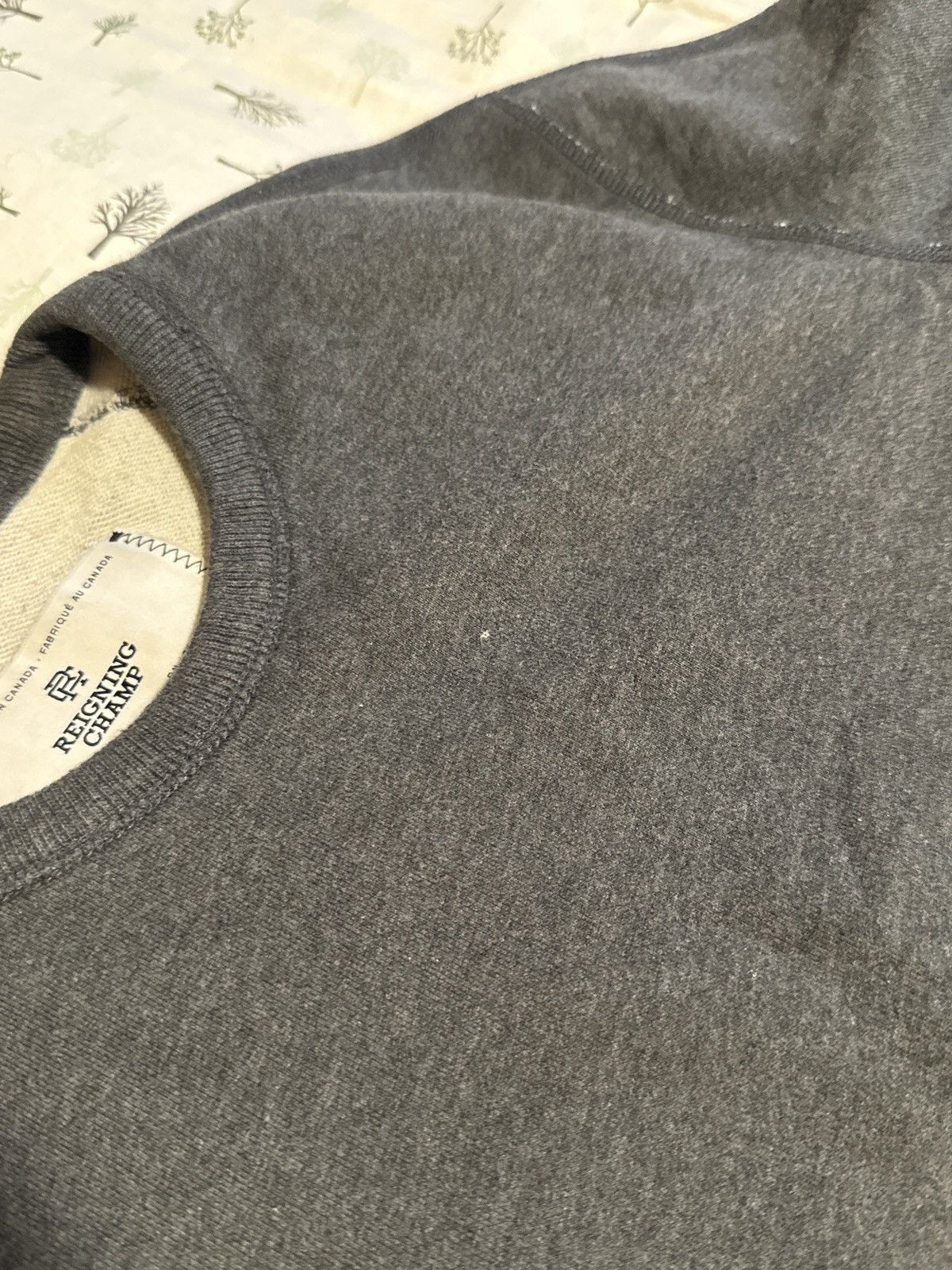 Reigning Champ Reigning Champ Grey Midweight Crewneck Size US S / EU 44-46 / 1 - 2 Thumbnail