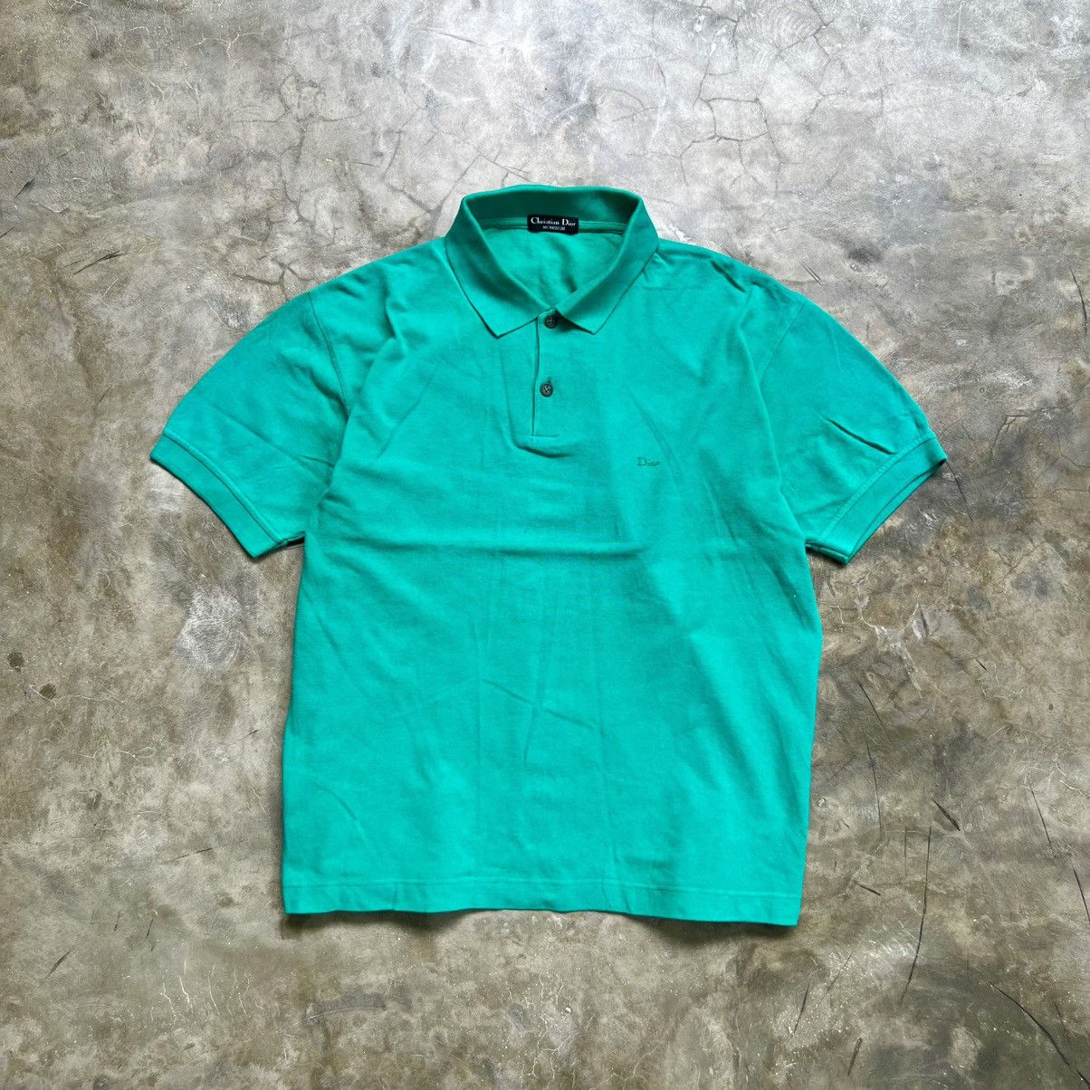 Christian Dior Monsieur 1990’s Chritian Dior Green Polos Shirt Size US M / EU 48-50 / 2 - 1 Thumbnail