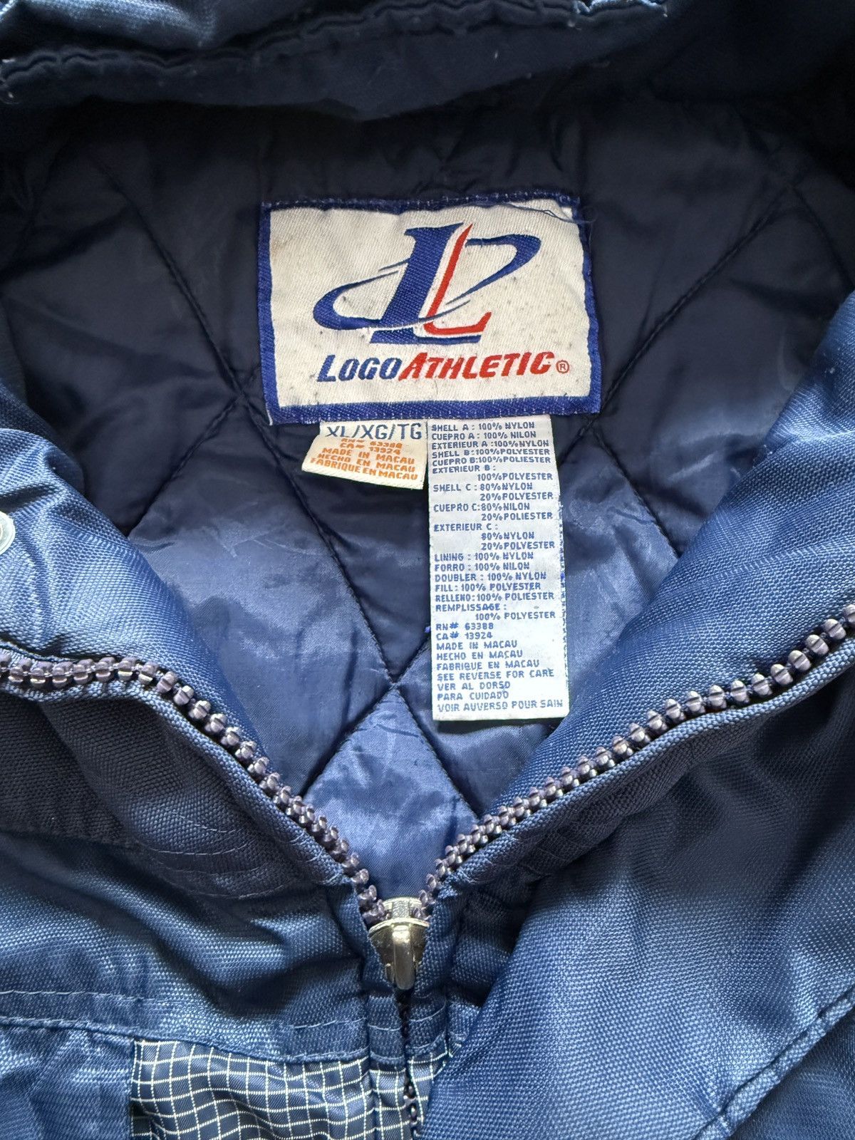 Logo Athletic Vintage 90s University of Michigan Logo Athletic Puffer Coat Size US XL / EU 56 / 4 - 3 Thumbnail