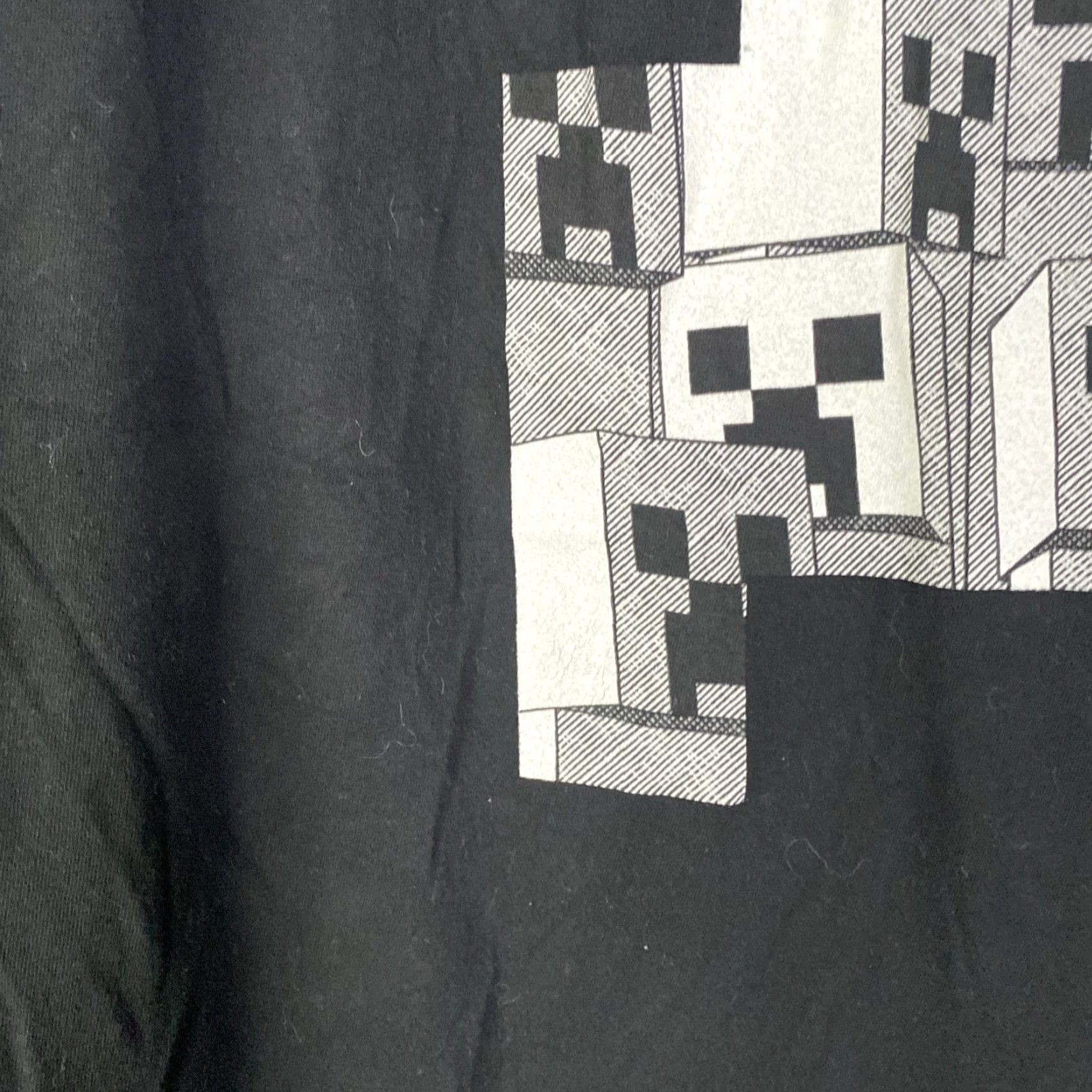 Vintage Minecraft Official Mens T Shirt XL Black Blocks Merch 10 Years Size US XL / EU 56 / 4 - 7 Thumbnail