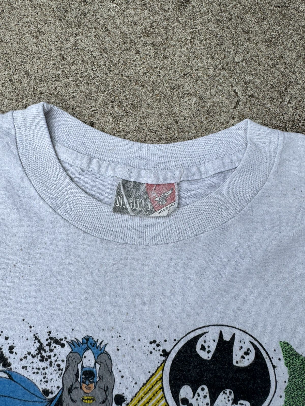 DC Comics × Vintage Vtg 80’s 1989 DC Batman Joker Division 1 Graphic Tee Men’s M Size US M / EU 48-50 / 2 - 6 Thumbnail