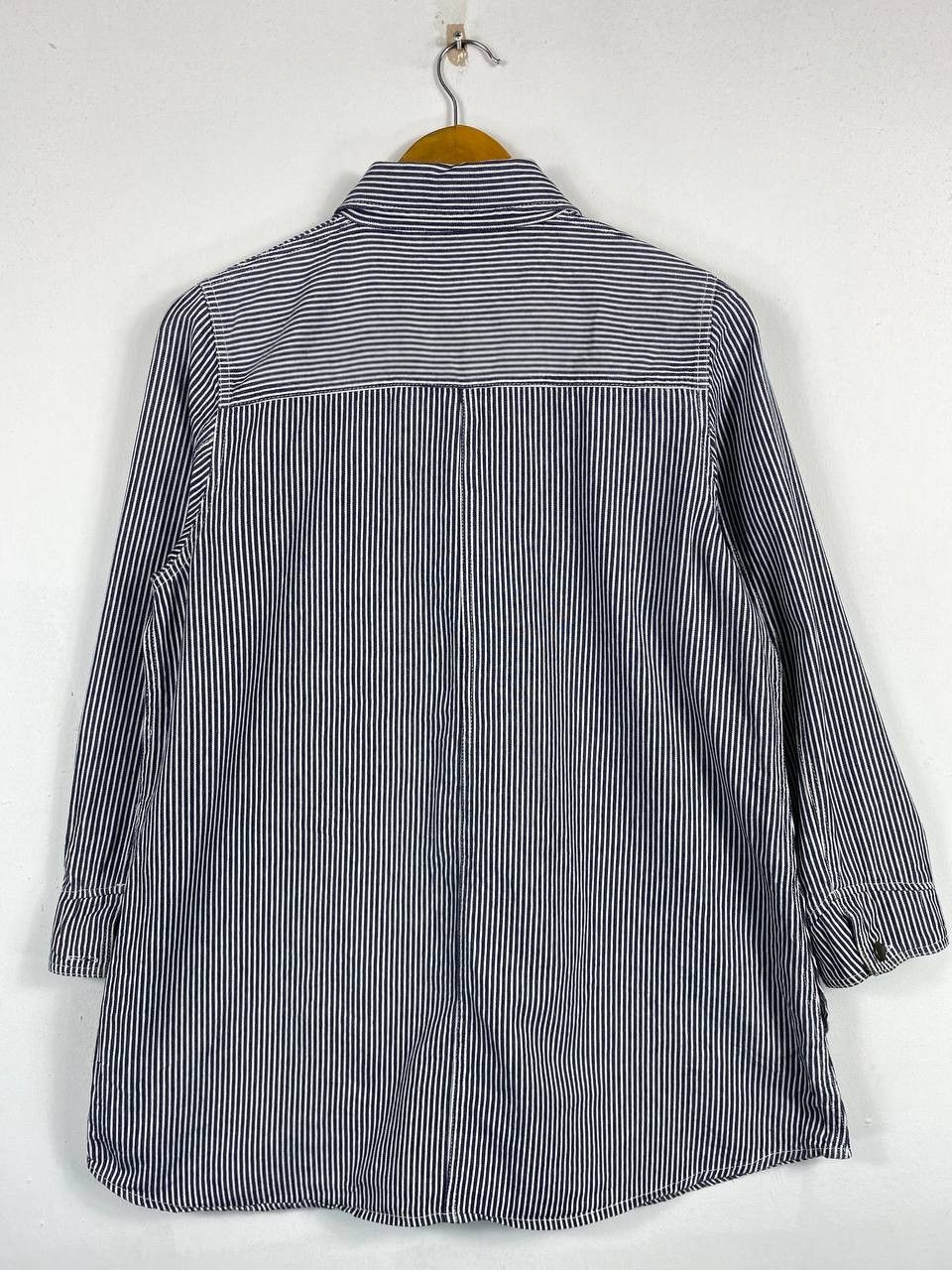 Japanese Brand japanese brand hickory striped light jacket nice design Size L / US 10 / IT 46 - 6 Thumbnail