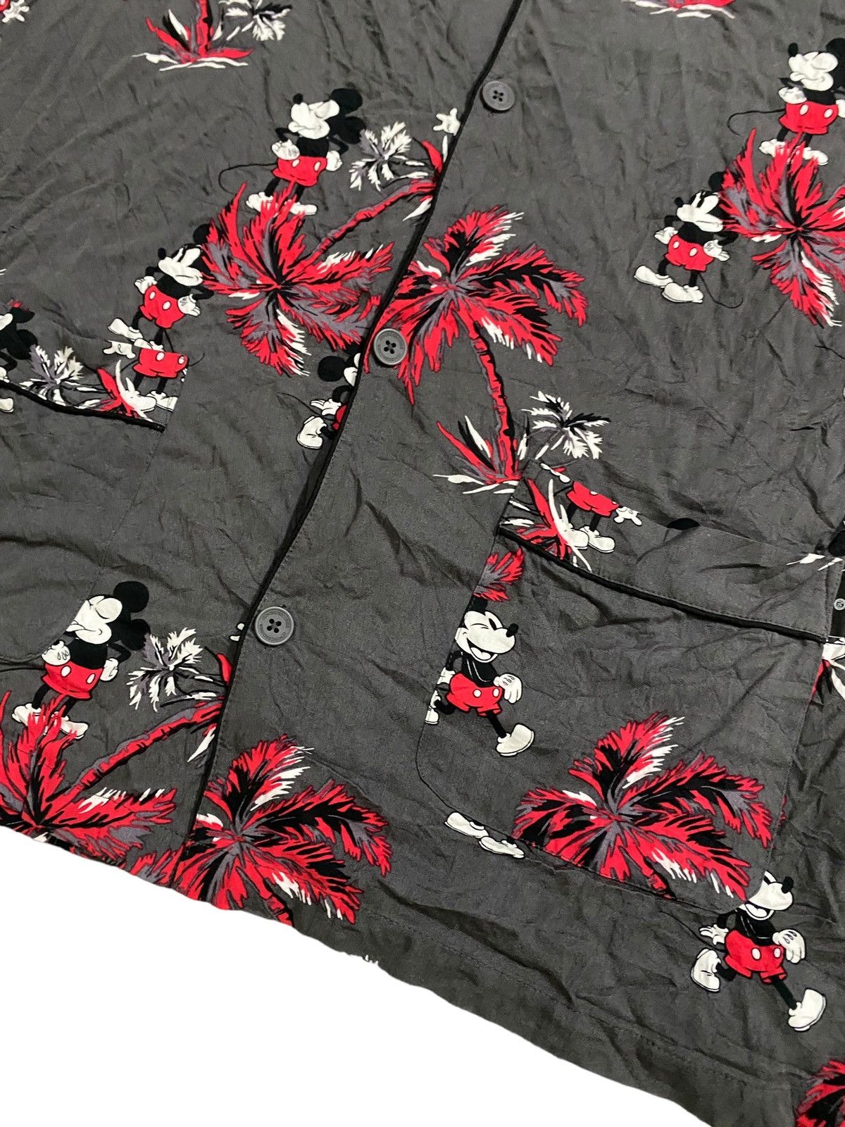 Undercover 💥Gu x Undercover Mickey Button Shirt Size US XL / EU 56 / 4 - 5 Thumbnail
