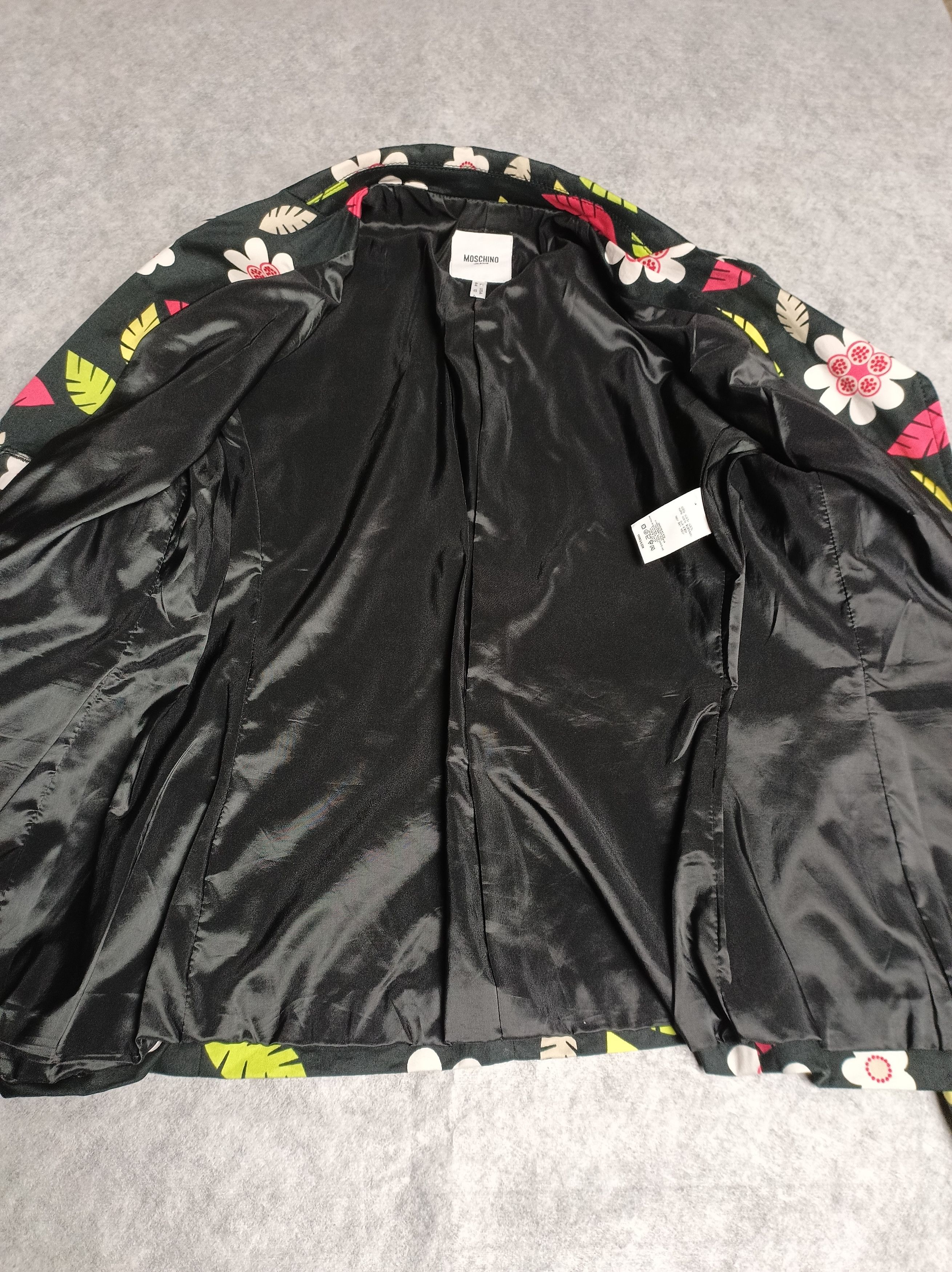 Moschino Moschino Jeans Flowers Print Blazer Jacket Women IT44 US10 Size M / US 6-8 / IT 42-44 - 8 Thumbnail