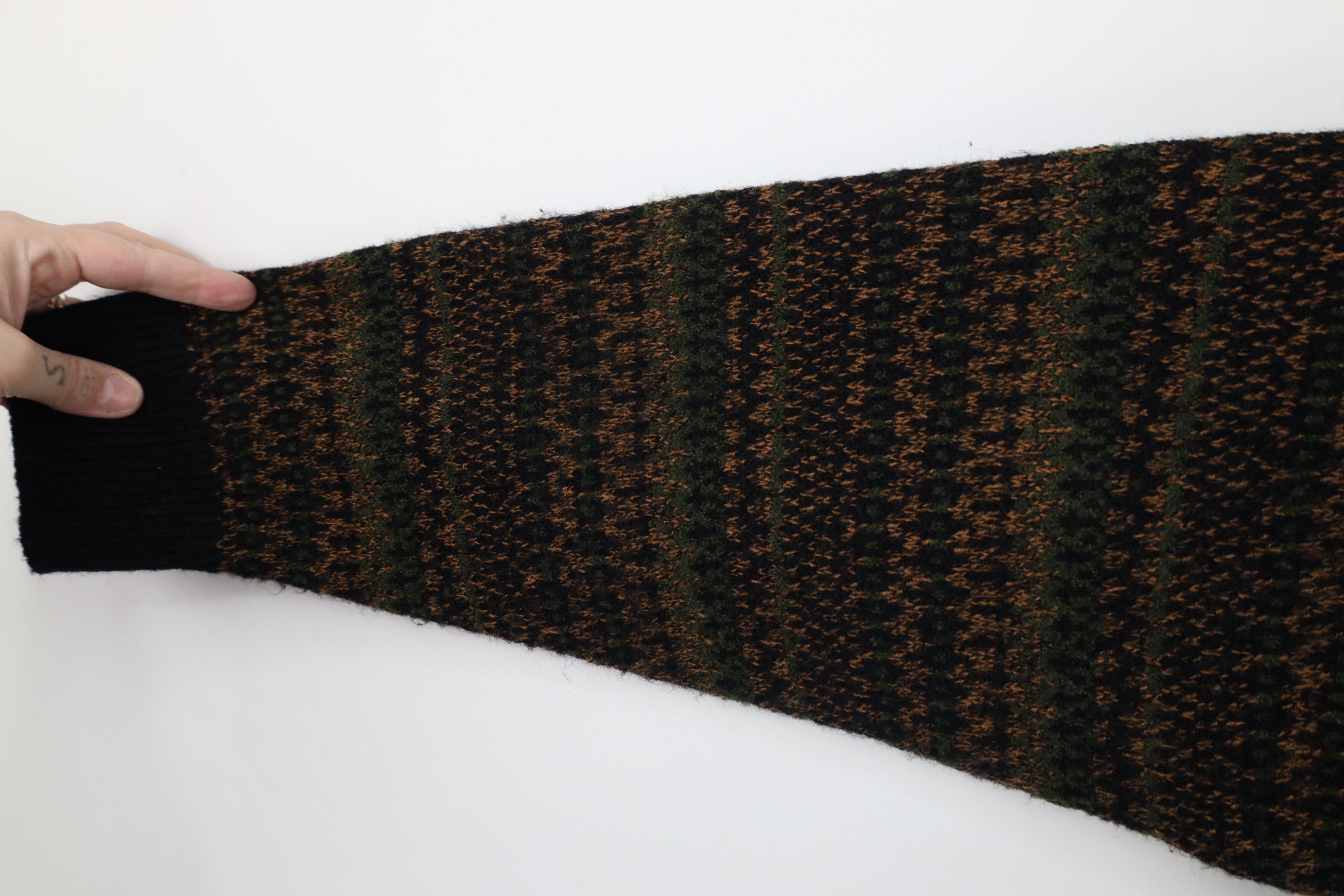 Vintage Vintage 90s Streetwear Knit Crewneck Sweater Earth Tone Size US L / EU 52-54 / 3 - 5 Thumbnail