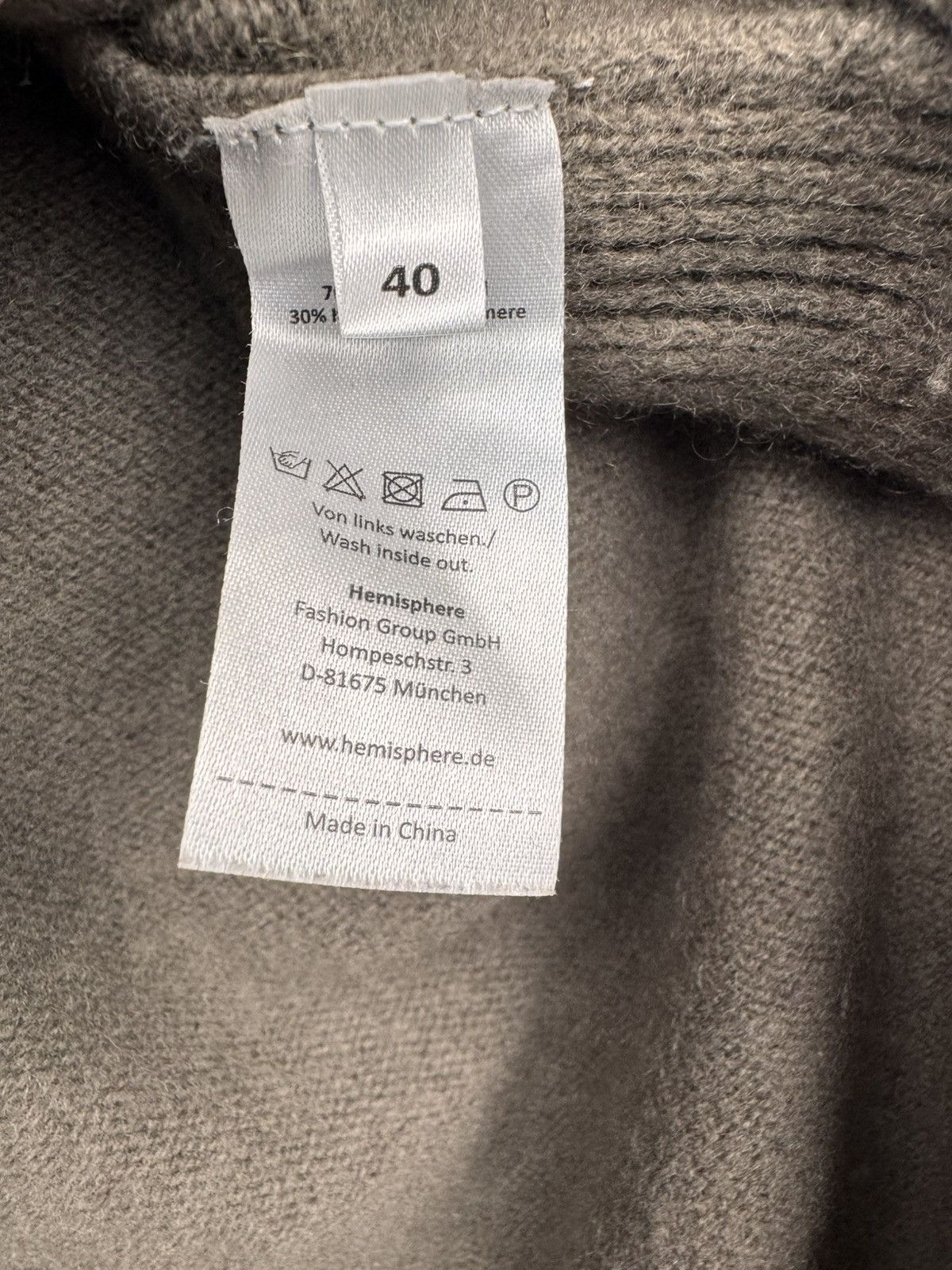 Other Hemisphere Women Wool Sweater Brown Crew Neck Size M (40) Size M / US 6-8 / IT 42-44 - 4 Thumbnail