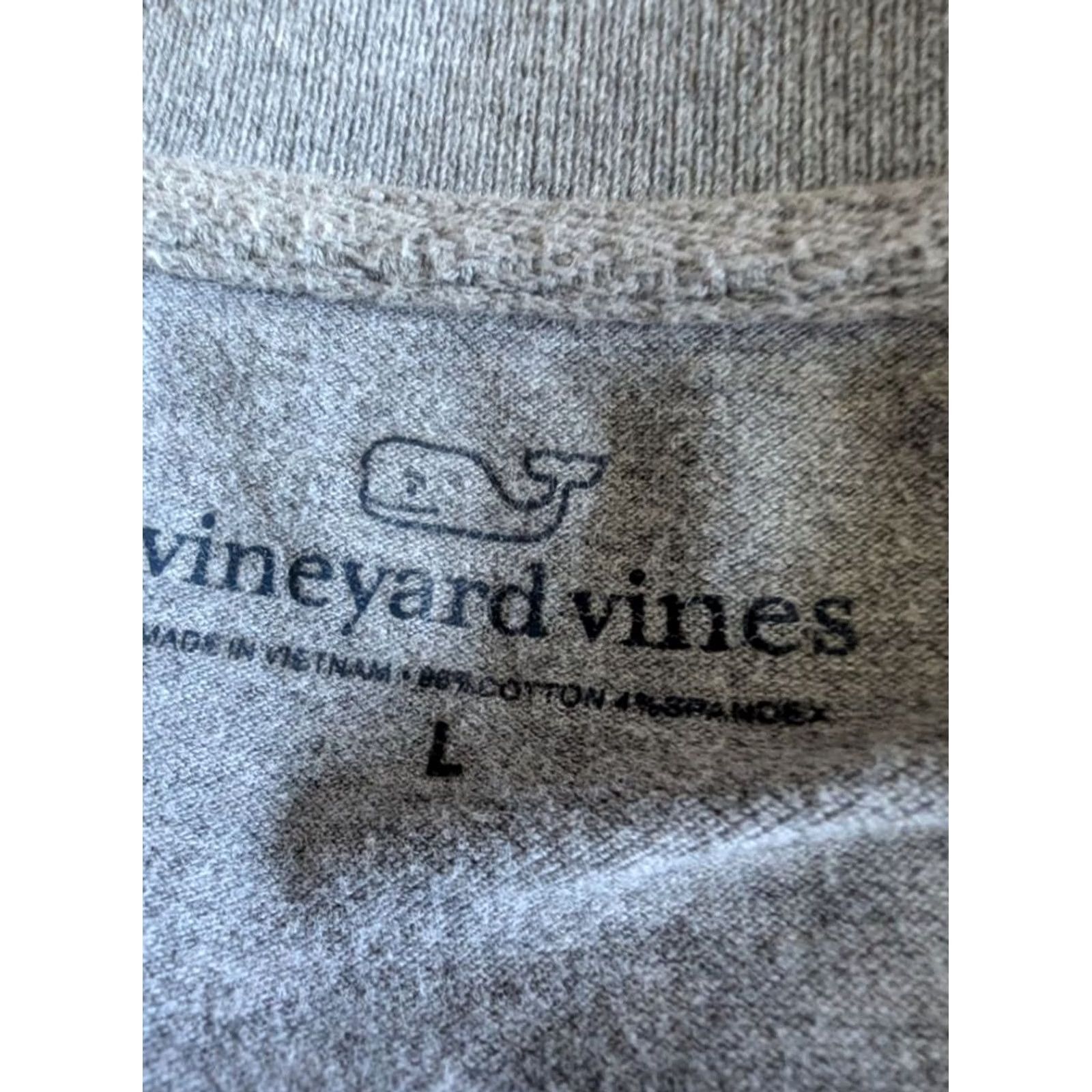 Vineyard Vines Vineyard Vines Polo Shirt Men L Short Sleeve Gray EUC Size US L / EU 52-54 / 3 - 5 Thumbnail