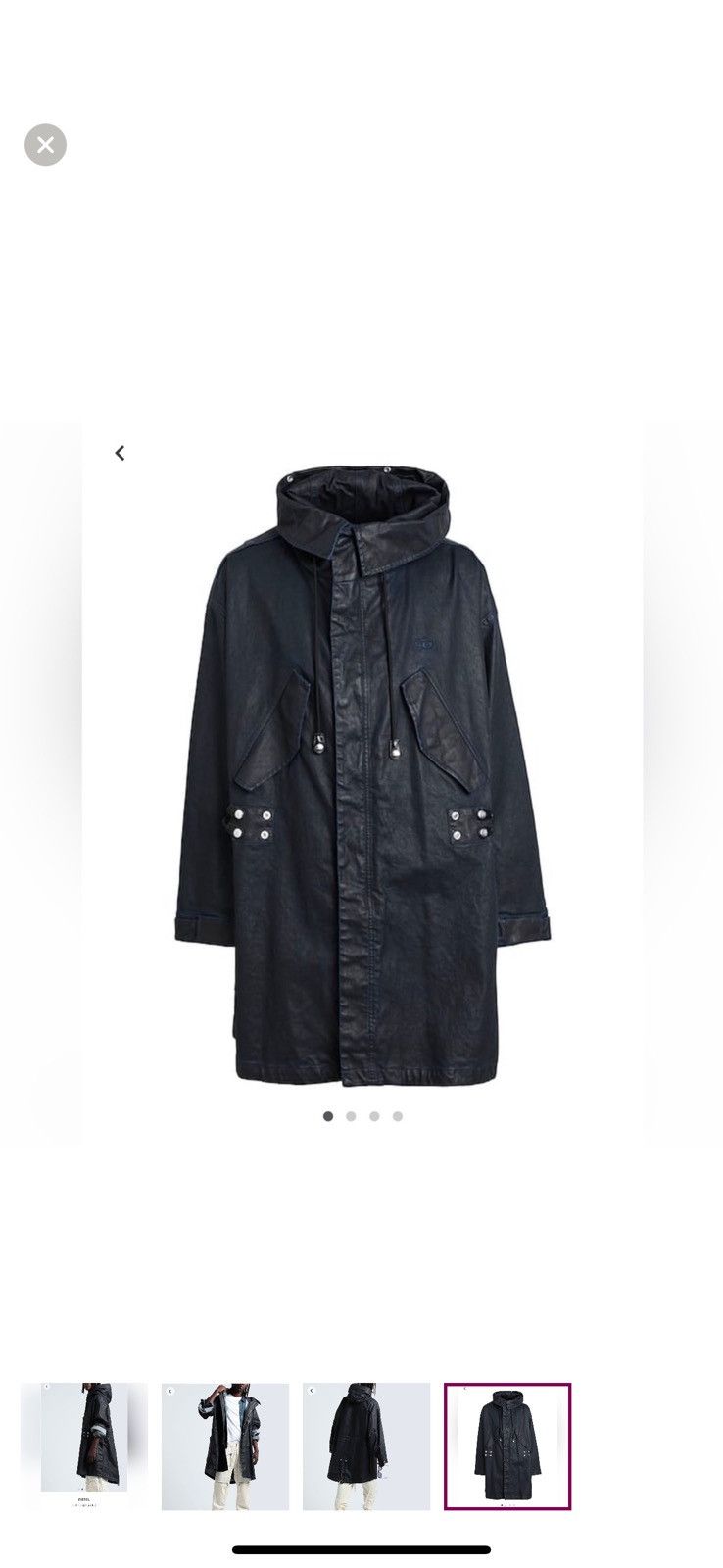 Diesel Diesel denim coat Size 42L - 1 Thumbnail
