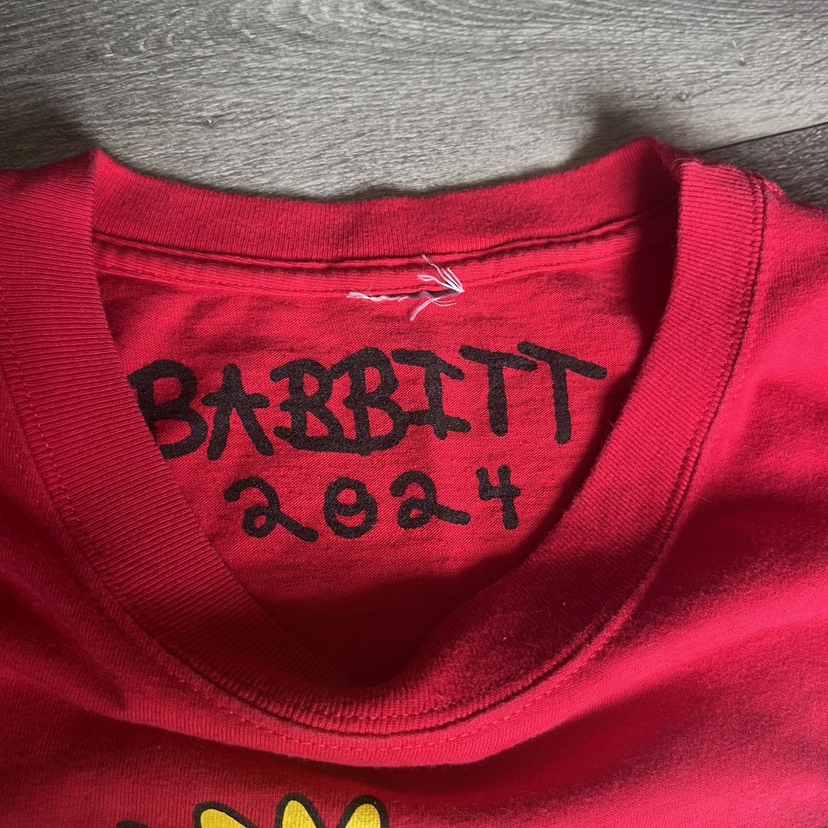 Asspizza Vintage Asspizza Babbitt Revived Bart Simpson Text Logo Tee Size US XXL / EU 58 / 5 - 5 Thumbnail