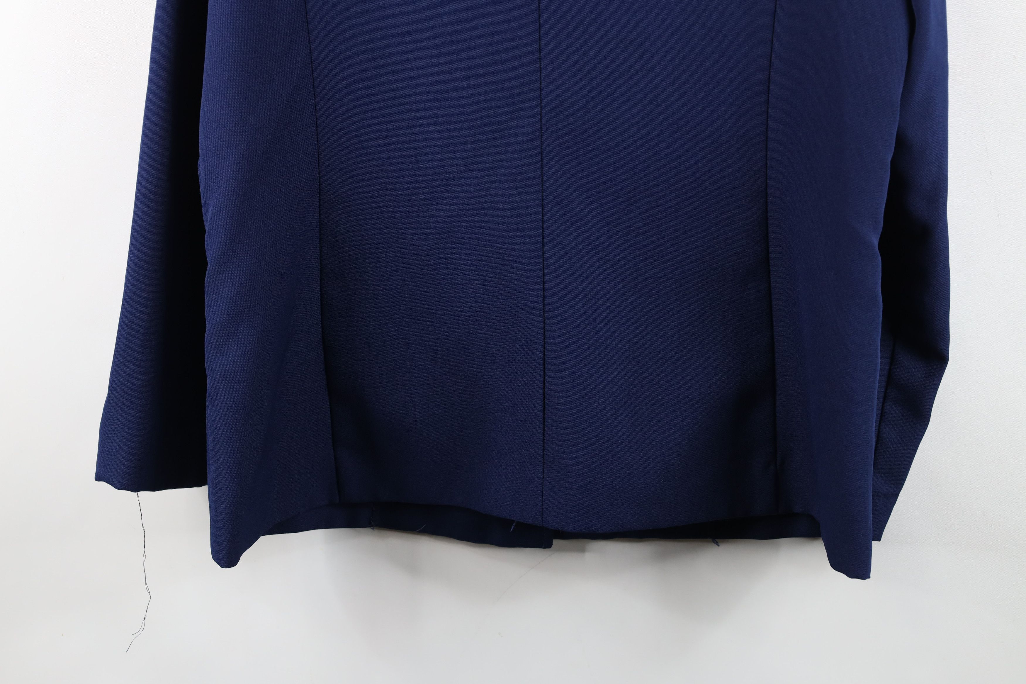 Vintage Vintage 70s Streetwear Suit Coat Blazer Jacket Navy Blue USA Size XXL / US 16-18 / IT 52-54 - 15 Thumbnail