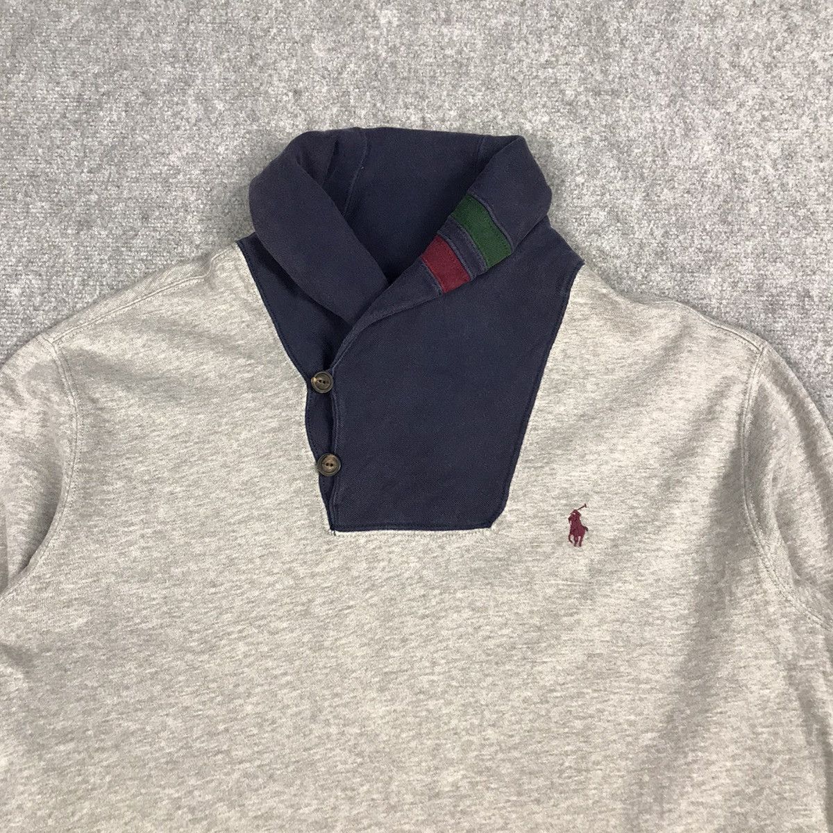 Polo Ralph Lauren × Vintage Polo By Ralph Lauren Gary sweatshirt Size US L / EU 52-54 / 3 - 2 Thumbnail