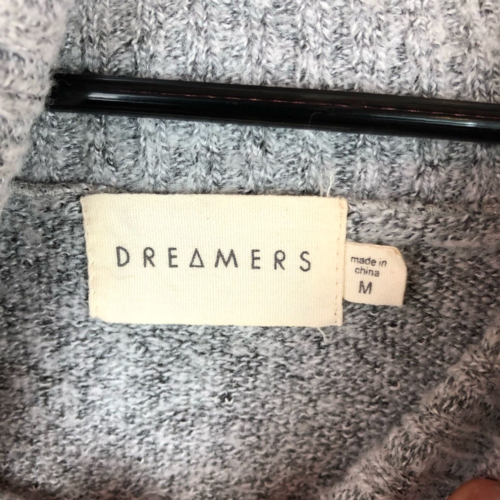 Vintage Dreamers By Debut Sweater Womens Tunic Gray Cowl Neck Oversized Long Sleeve M Knit Shirt/Casual Womens Size M / US 6-8 / IT 42-44 - 6 Thumbnail