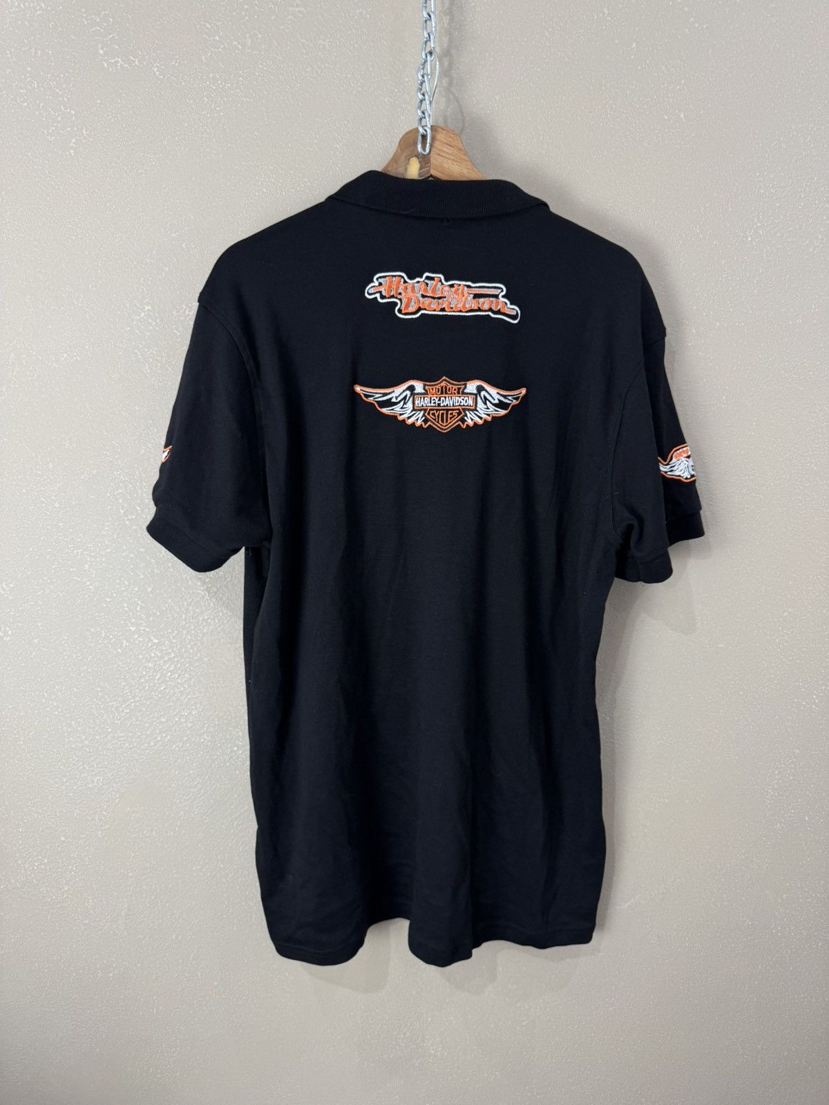 Harley Davidson Harley Davidson Polo Shirt Racing Camp Garage Biker Size US XXL / EU 58 / 5 - 2 Thumbnail