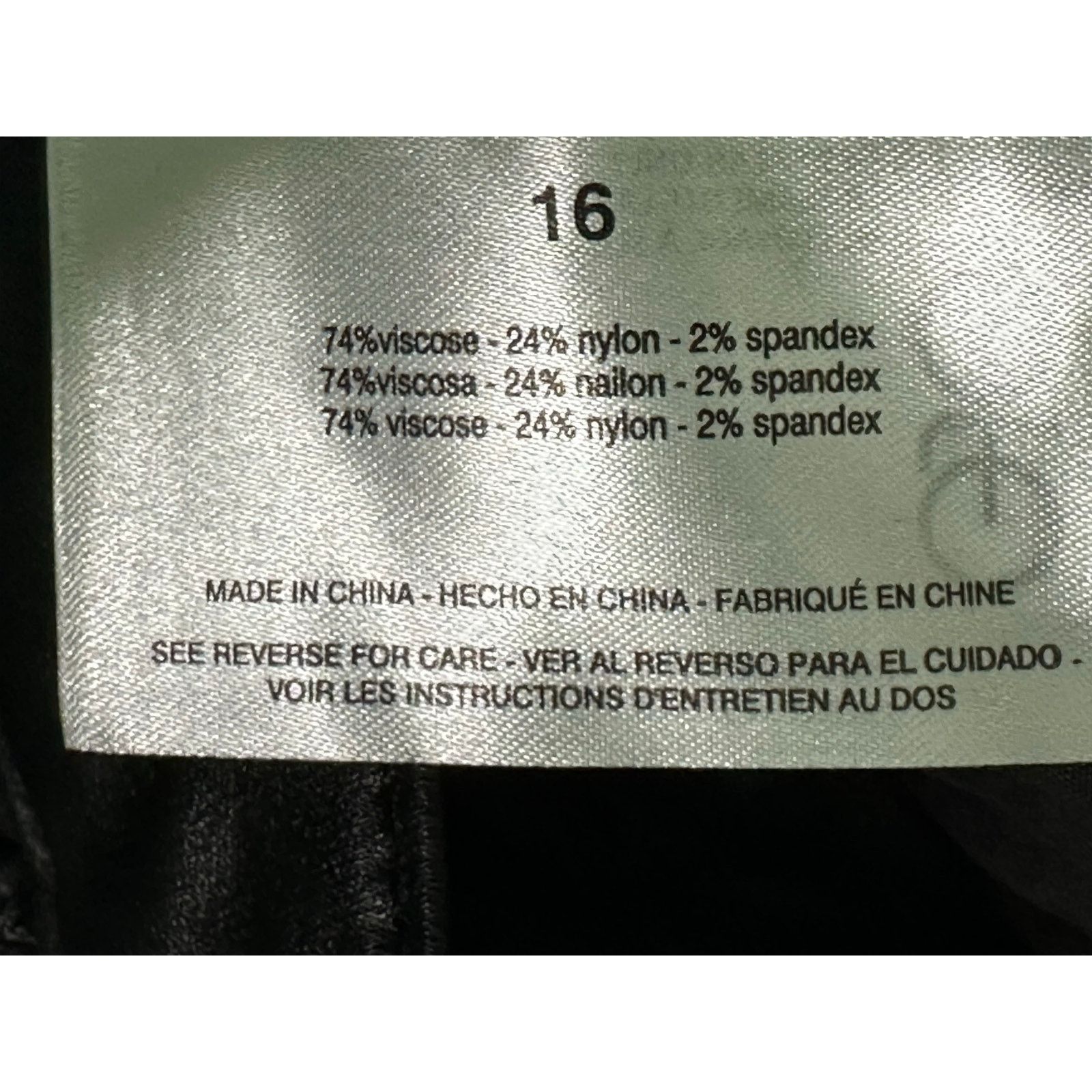 Sanctuary Sanctuary Social Standard Coated Ankle Skinny Jeans size 16 Size 38" / US 16 / IT 52 - 4 Thumbnail