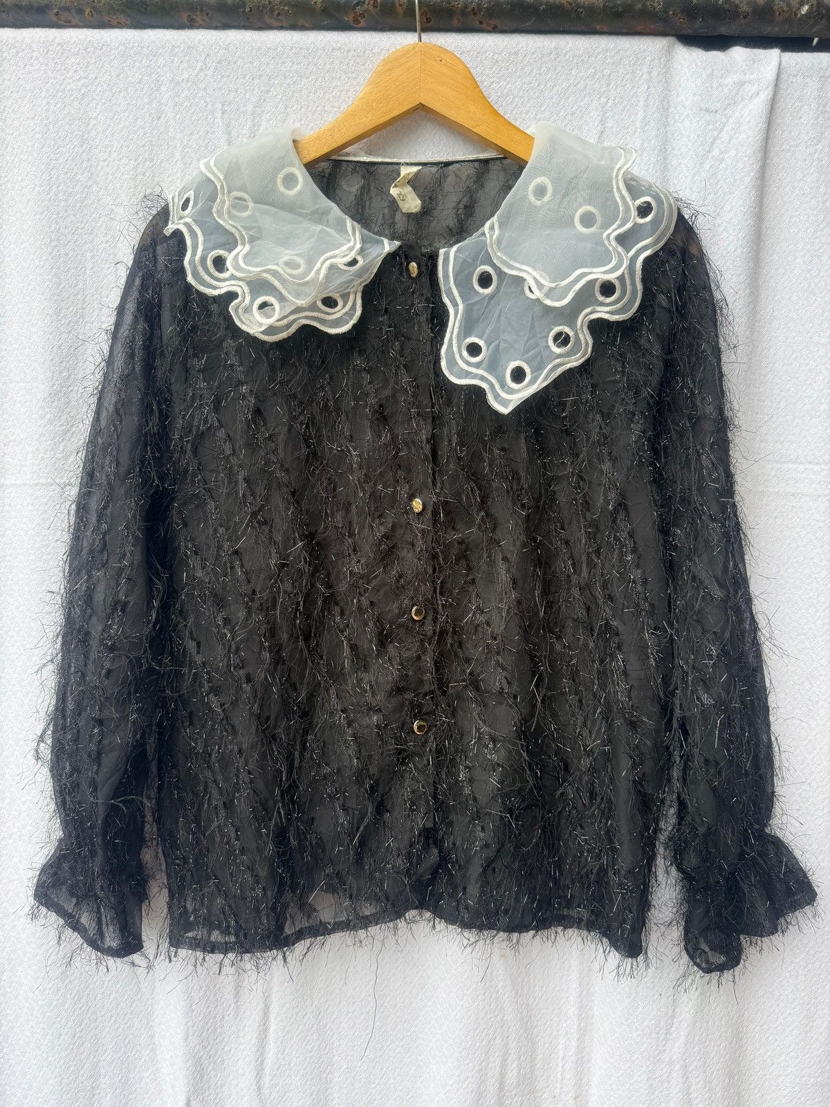 Hysteric Glamour Japanese style mesh lace shirt Size US M / EU 48-50 / 2 - 1 Thumbnail