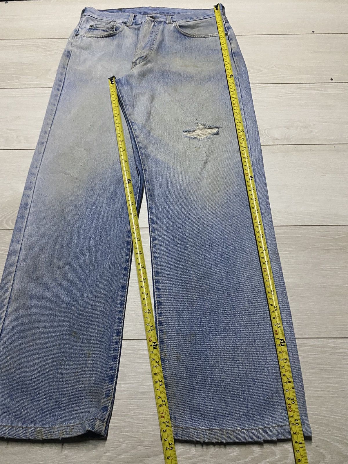 Maison Margiela Vintage 80s Liberto Made in Italy Denim Jeans Natural Fade Size US 30 / EU 46 - 18 Thumbnail
