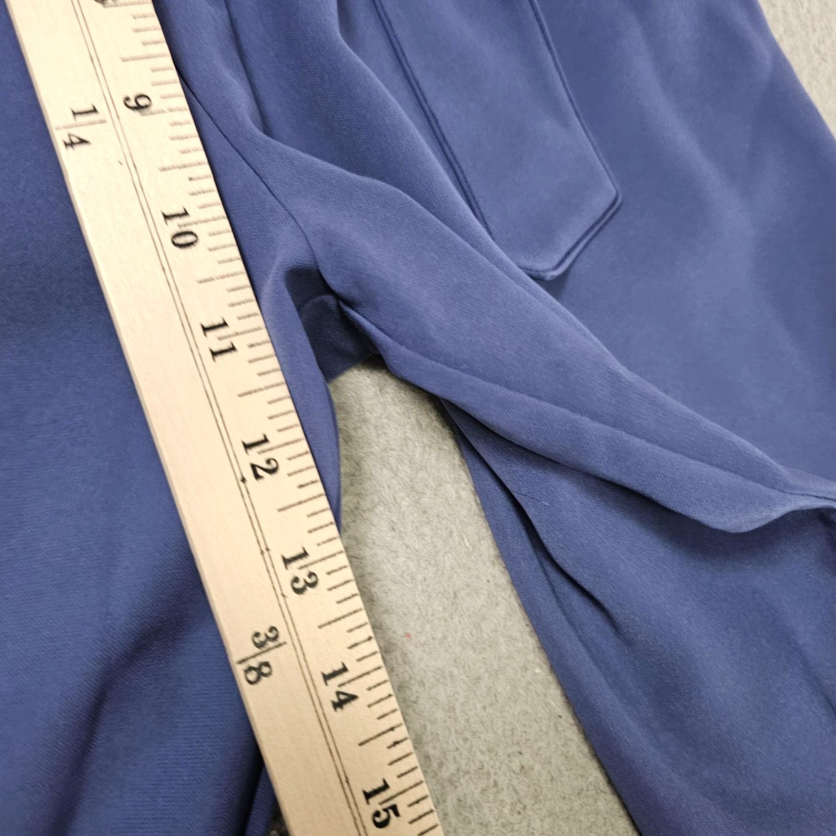 Lululemon Lululemon Pants Womens 2 Blue Paperbag High Rise Wide Leg Belted Pull On Casual Size 26" / US 2 / IT 38 - 5 Thumbnail
