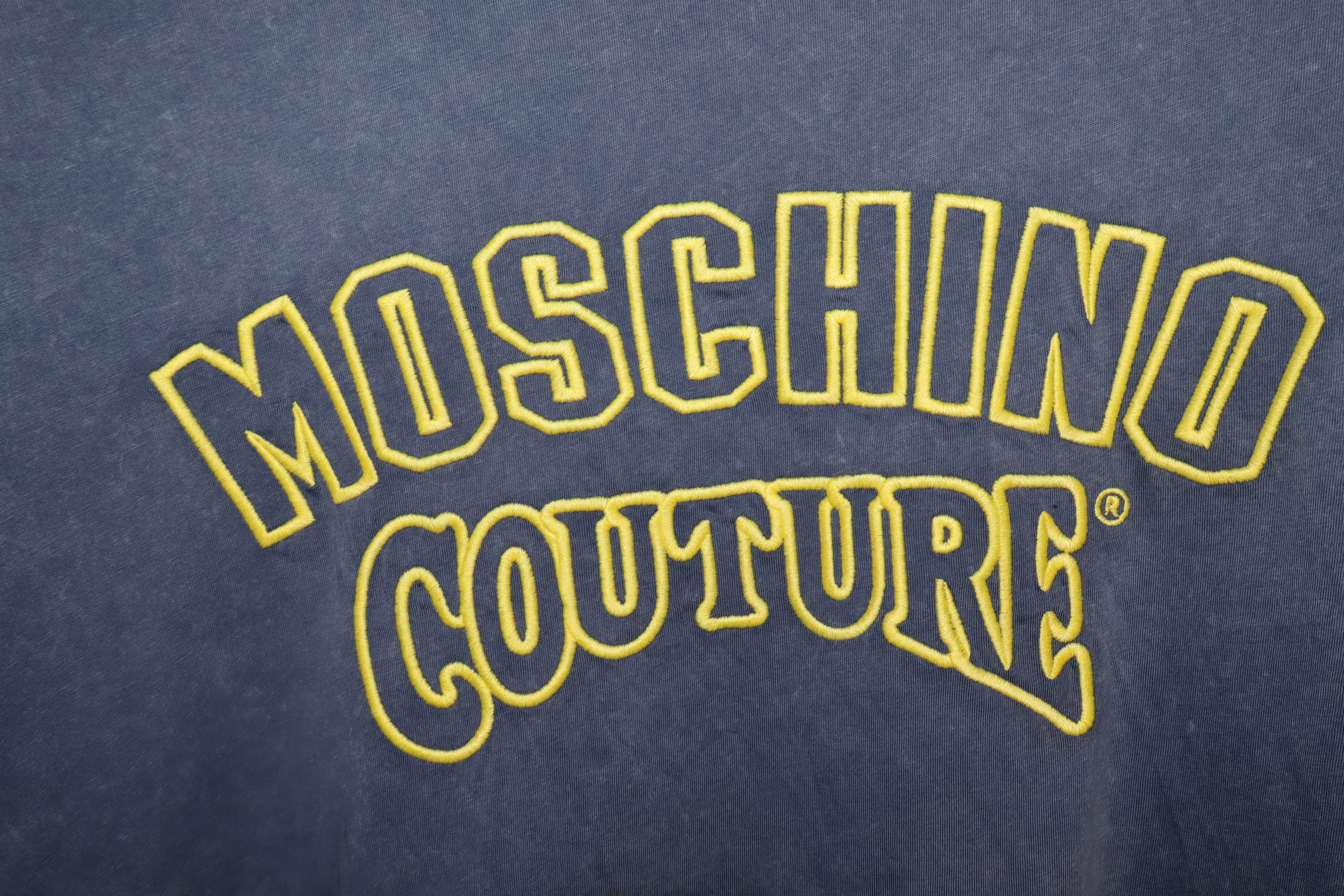 Moschino Embroidered logo t-shirt Size US S / EU 44-46 / 1 - 3 Thumbnail