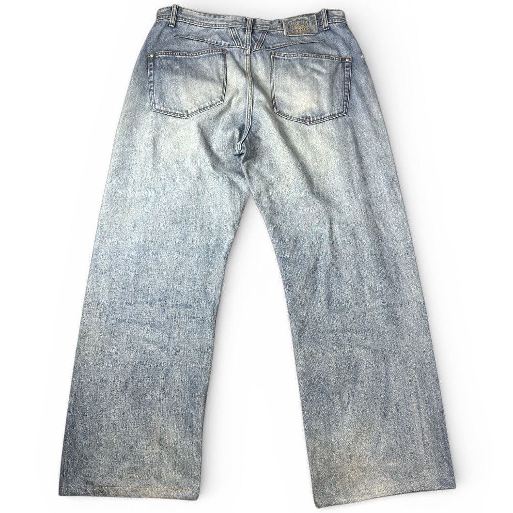 Marithe + Francois Girbaud Vintage Baggy MF+G Faded Denim Jnco Y2k Wide Leg Style Size US 36 / EU 52 - 2 Thumbnail
