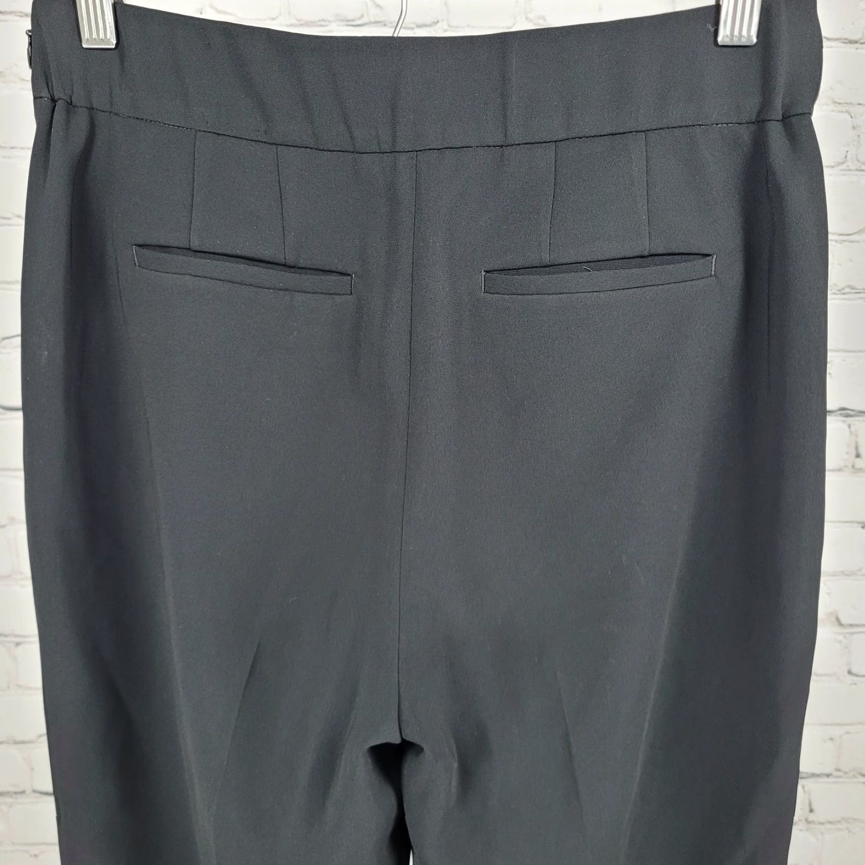 Talbots Talbots Black Easy Travel Slim Ankle Pants High Rise Tapered Stretch 2 (28x28) Size 26" / US 2 / IT 38 - 7 Thumbnail