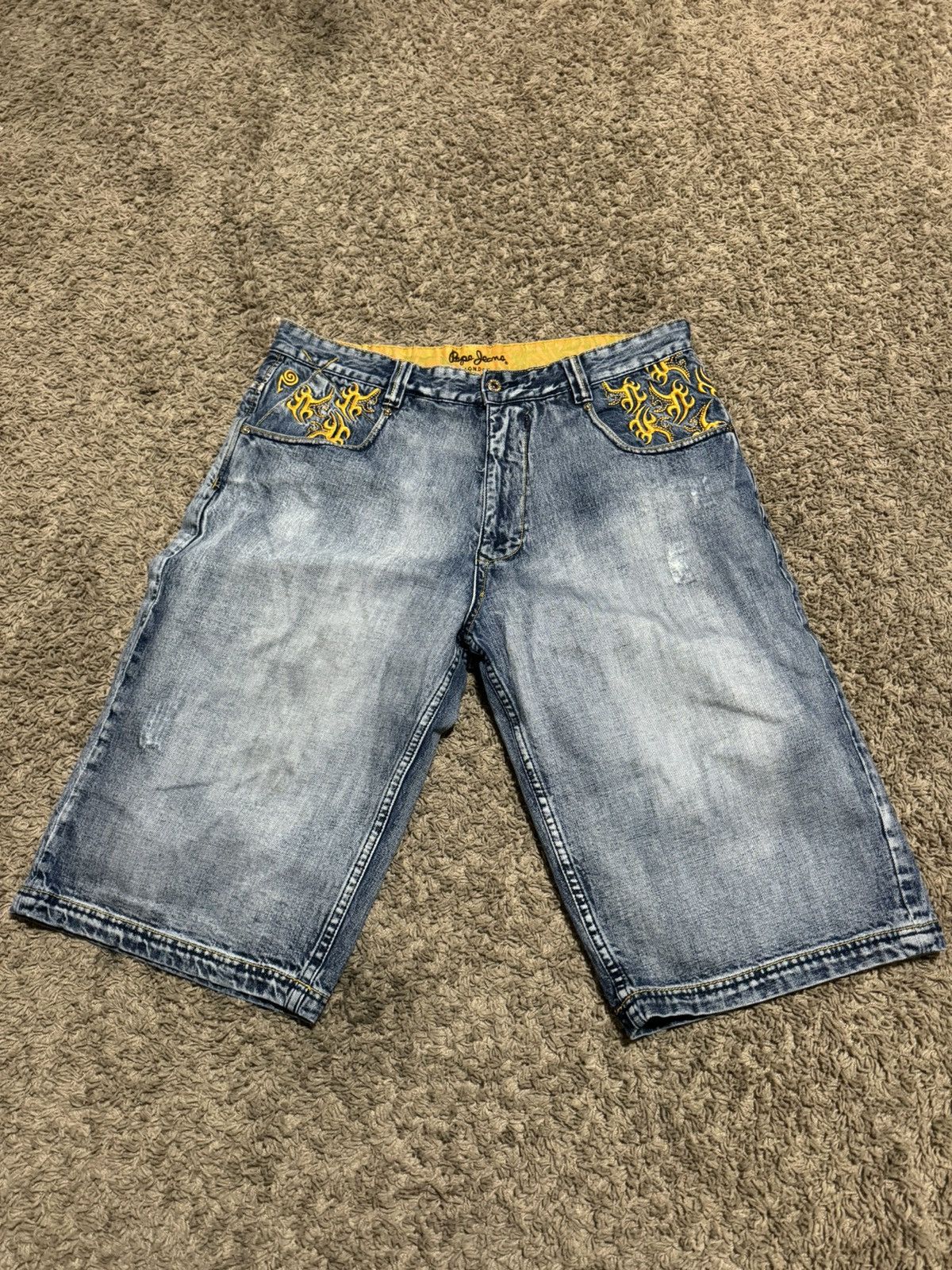 Pepe Jeans × Vintage y2k pepe jorts Size US 38 / EU 54 - 2 Thumbnail