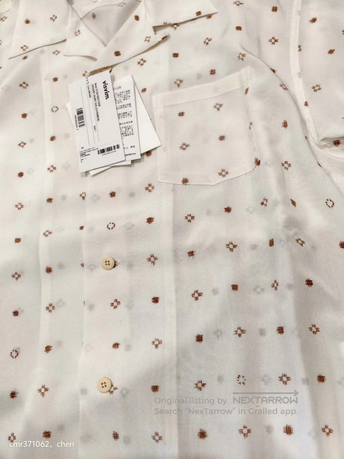 Visvim VISVIM 24SS Crosby S/S Shirt. Size US L / EU 52-54 / 3 - 4 Thumbnail
