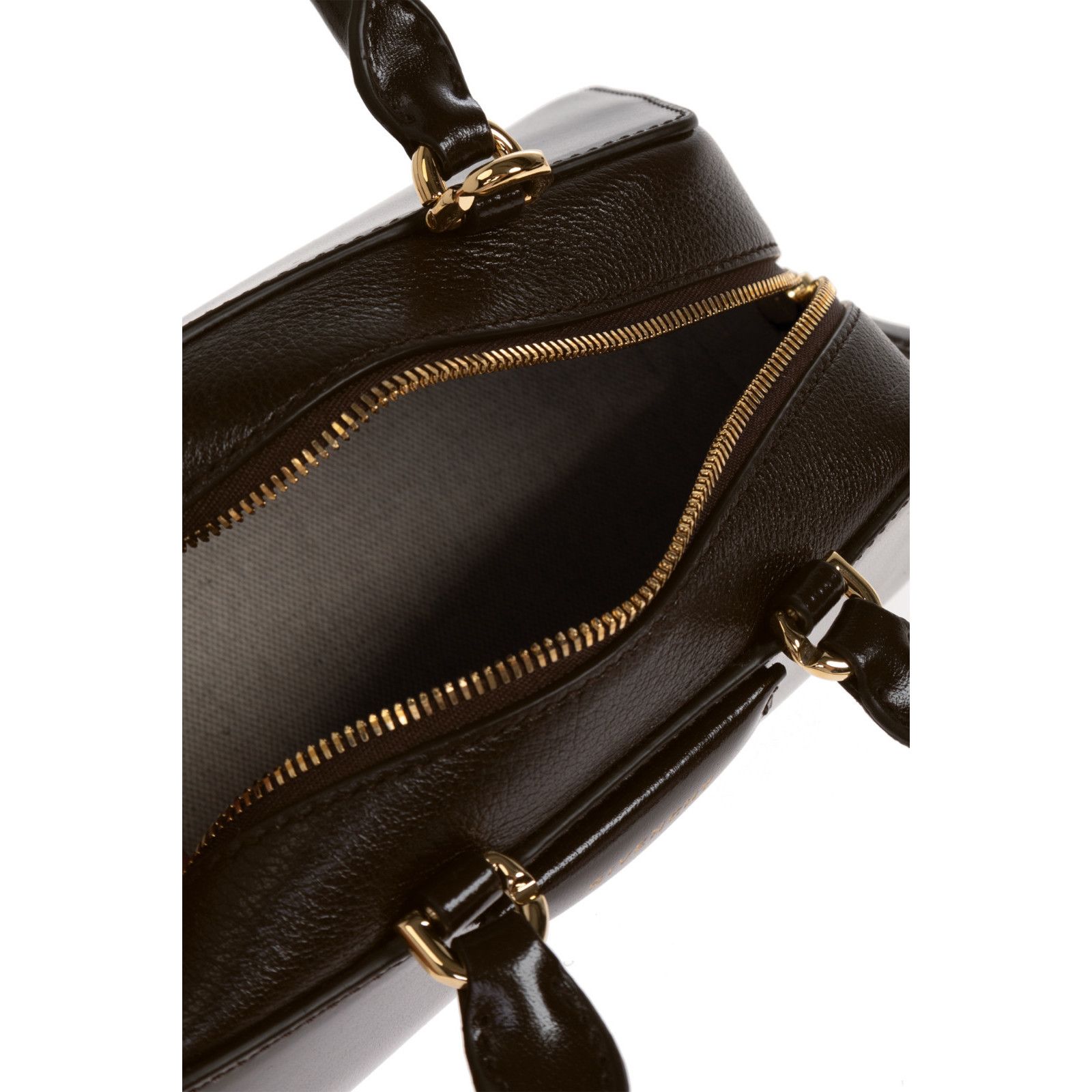 Givenchy GIVENCHY Mini Antigona Brown Shiny Leather Top Handle Bag Ne Size ONE SIZE - 4 Thumbnail