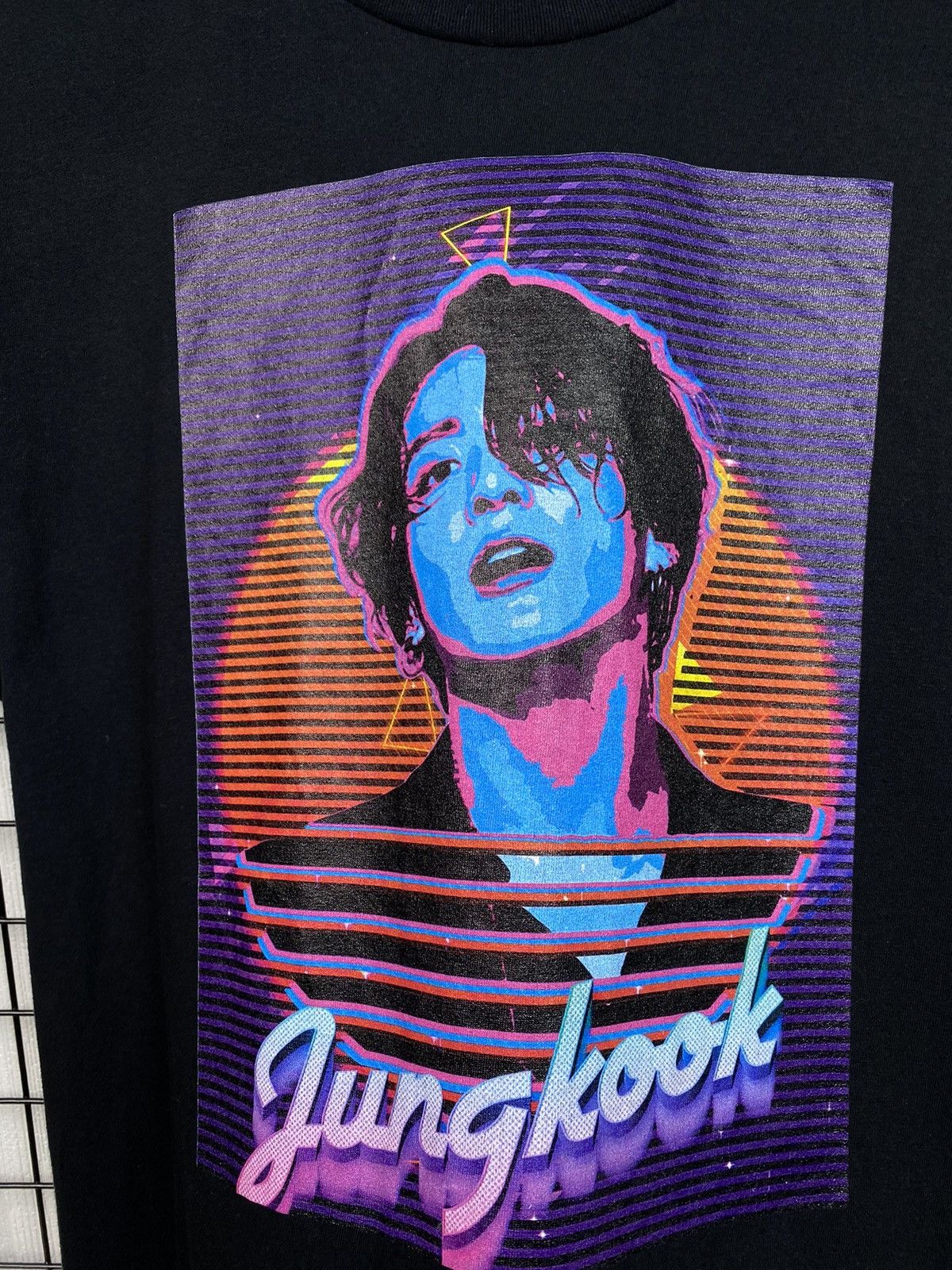 Other Rare Jungkook T shirt BTS K Pop Men Black XL Size US XL / EU 56 / 4 - 8 Thumbnail