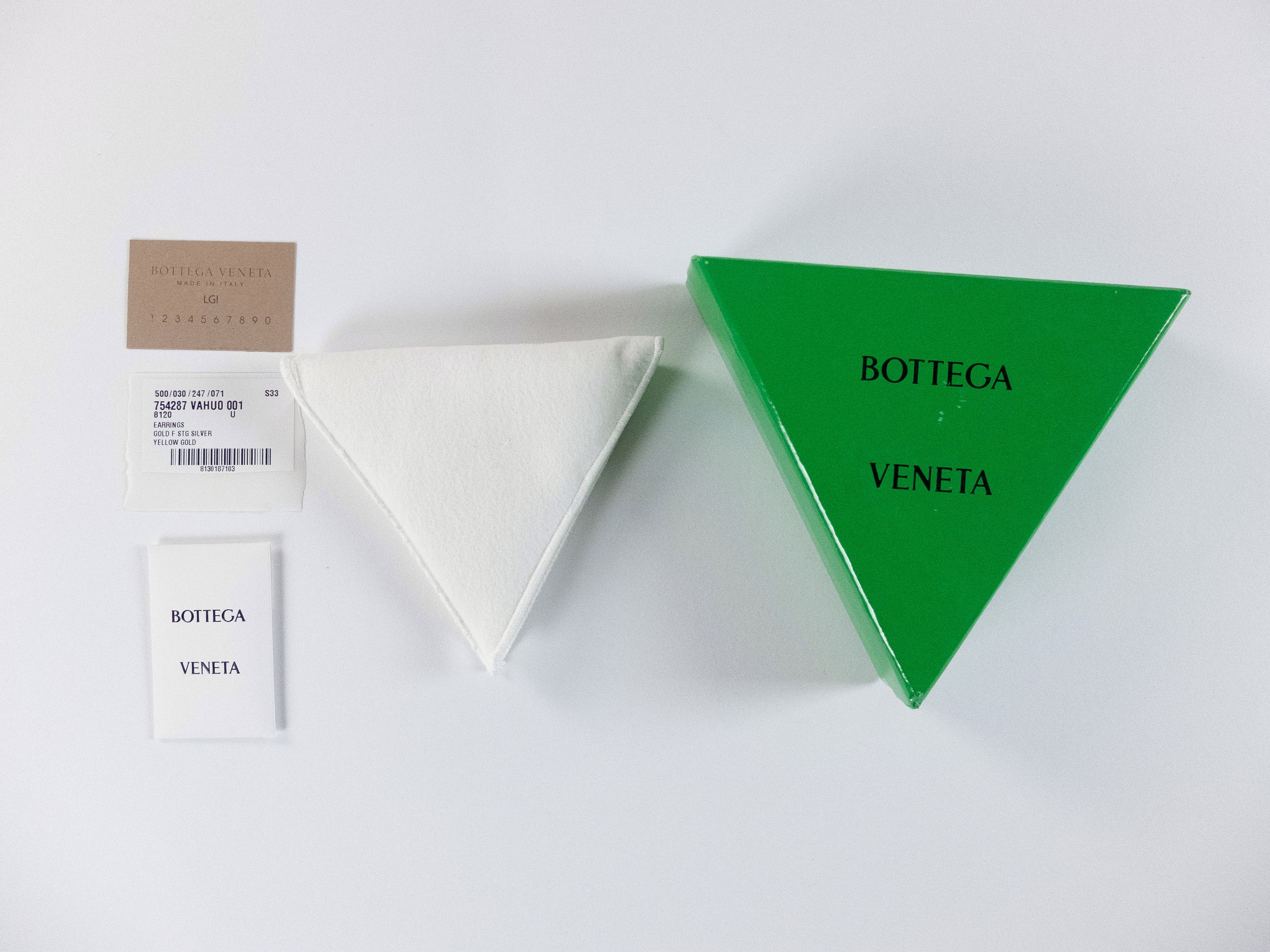 Bottega Veneta BOTTEGA VENETA Huggie gold plated silver hoop earrings q Size ONE SIZE - 8 Thumbnail