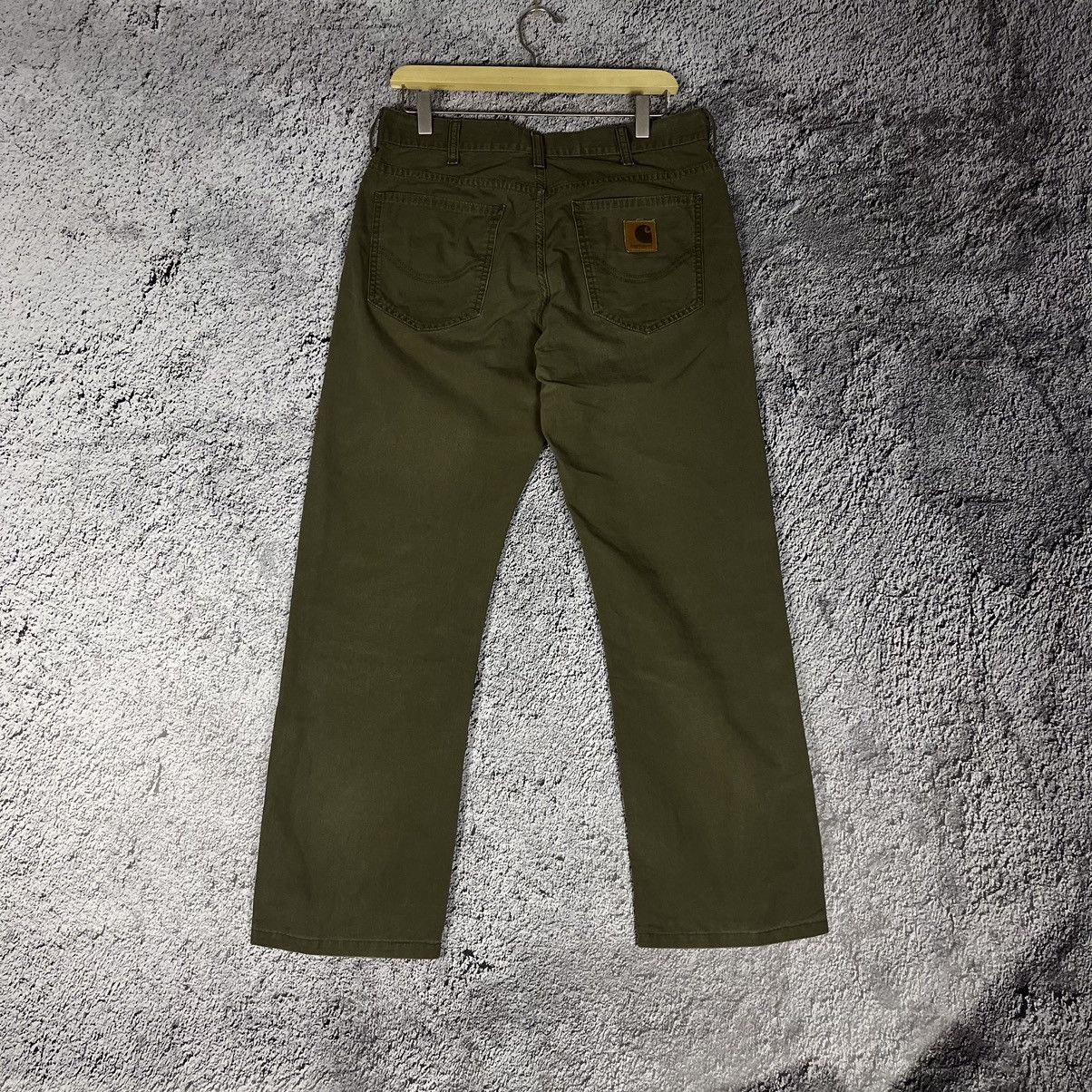 Carhartt × Vintage 🦖VINTAGE🦖 Carhartt Dark Green Texas cotton Pants Size US 31 - 1 Thumbnail