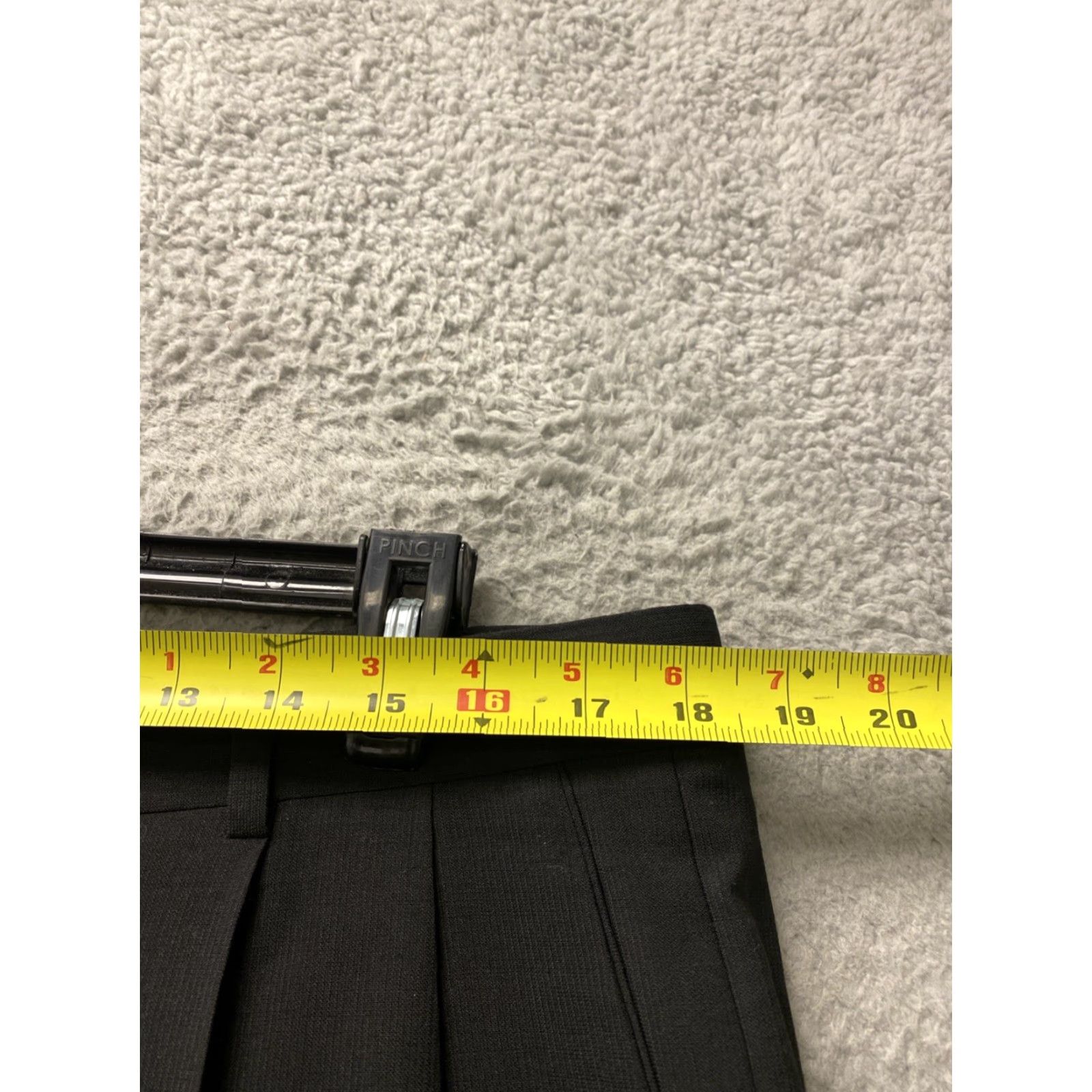 Zanella Zanella Duncan Pleated Dress Pants Mens 36x32 Wool Black Size US 36 / EU 52 - 3 Thumbnail