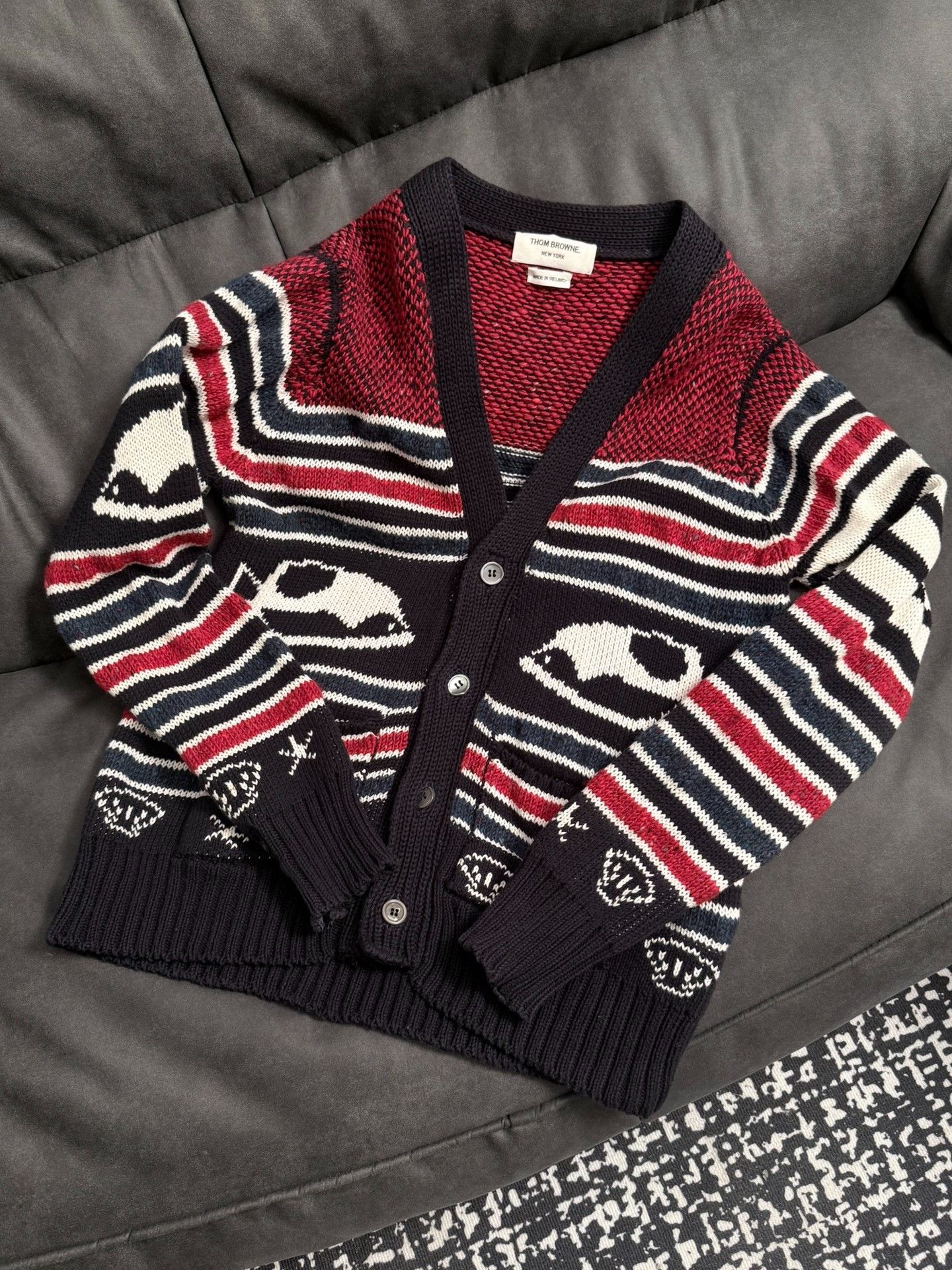 Thom Browne Thom Browne Knit Cardigan Size 2 Size US M / EU 48-50 / 2 - 1 Thumbnail